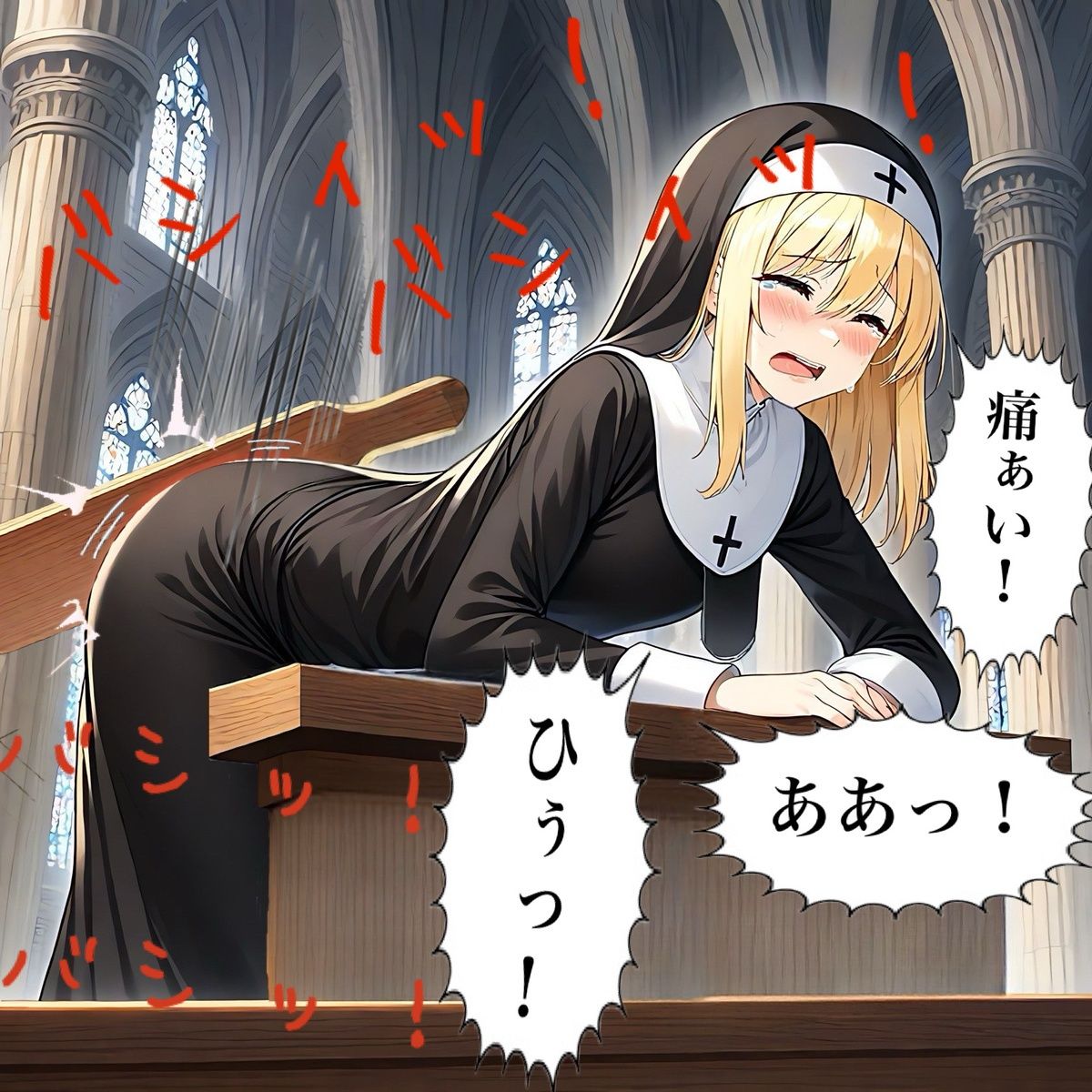 女子修道院のお仕置き - サンプル画像 2