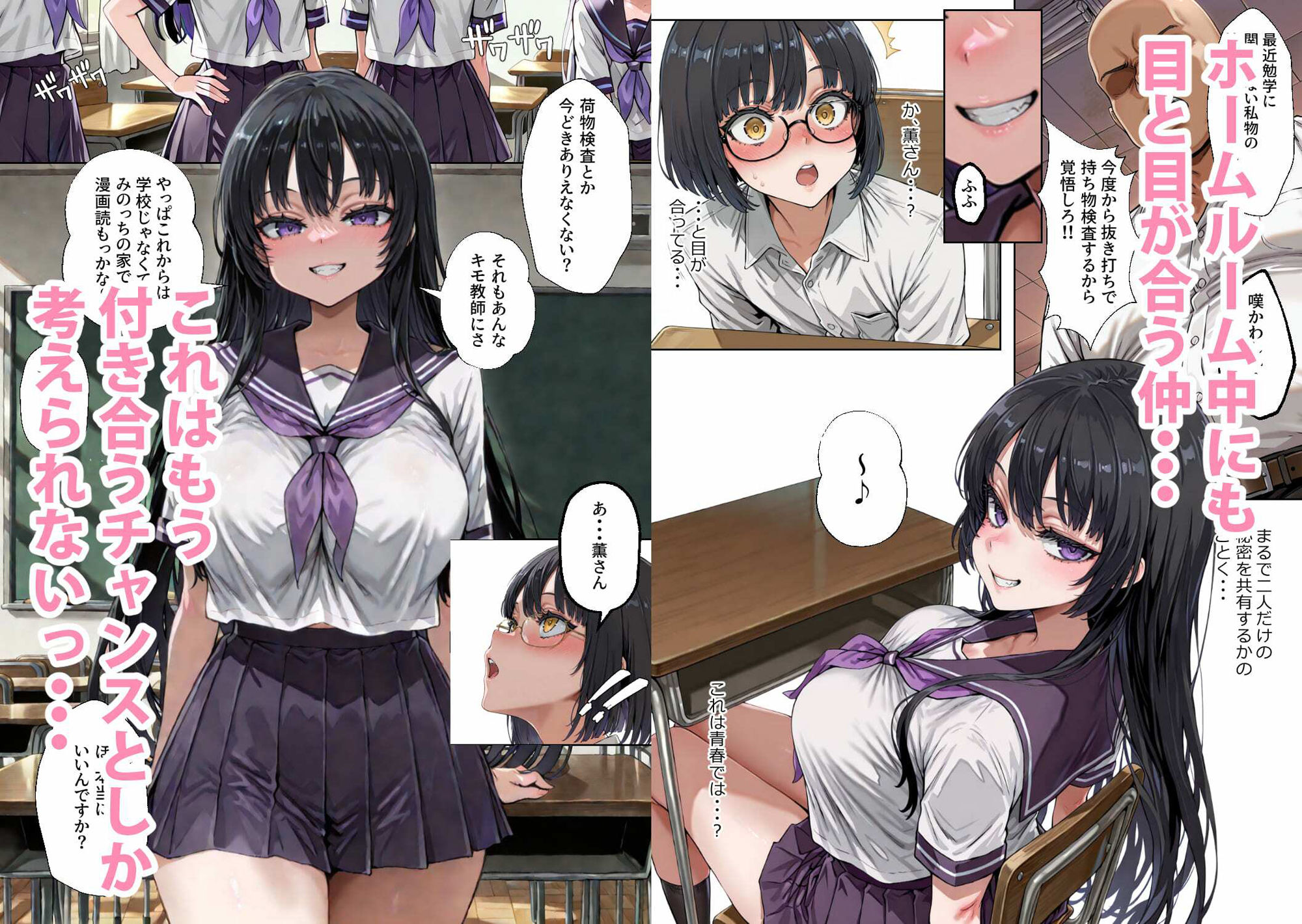 催〇教室 陰キャの僕にも優しい一軍ギャルは淫行教師の肉便器生オナホでした - サンプル画像 3