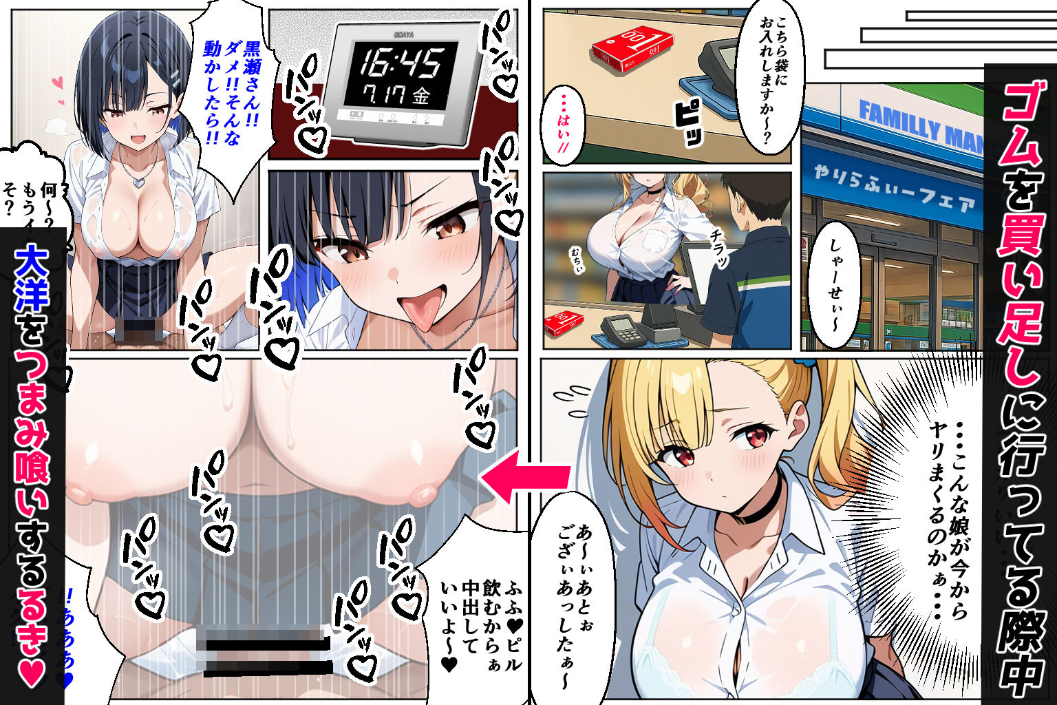 2人のギャルに囲まれて（コミック106p） - サンプル画像 9