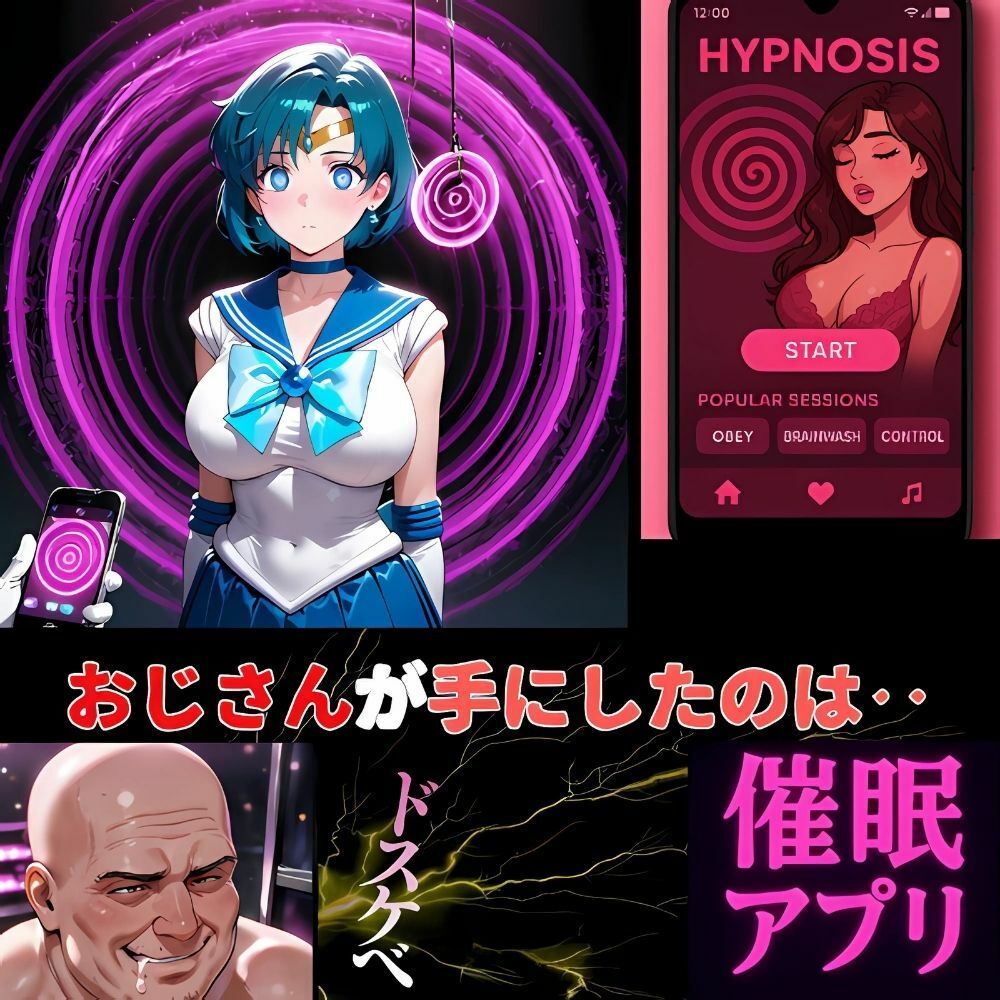 催●アプリ‥洗脳アプリに敗れた戦乙女‥セーラーマーキュリー - サンプル画像 1