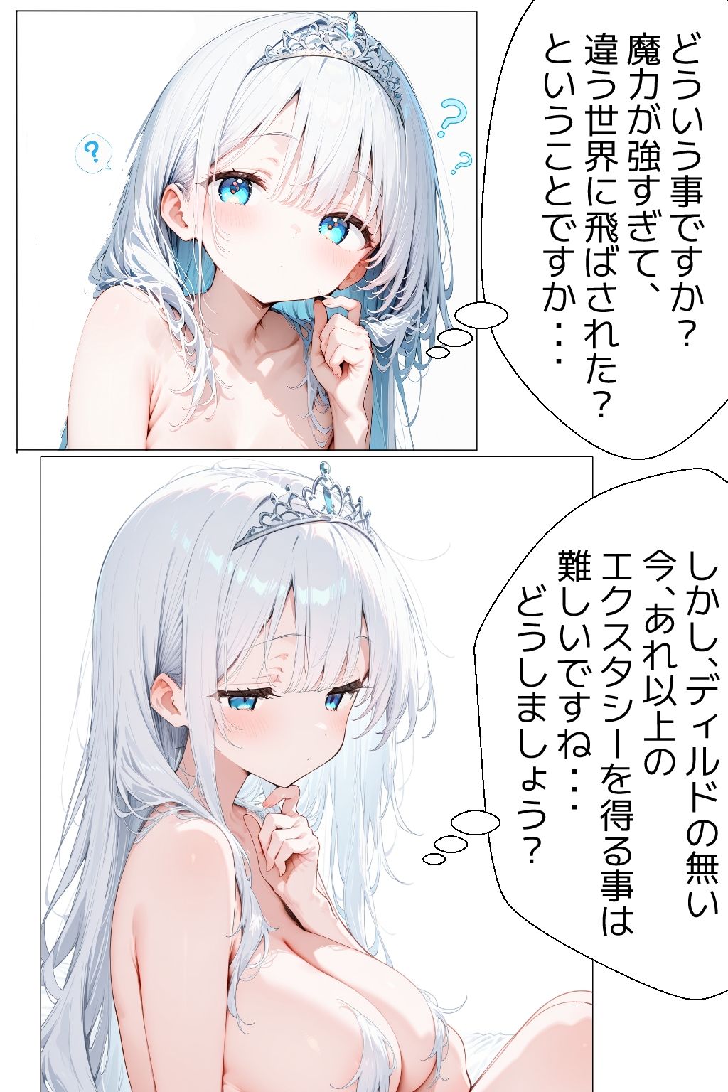 白の国の姫、ディルドで現世に転生♪ - サンプル画像 3