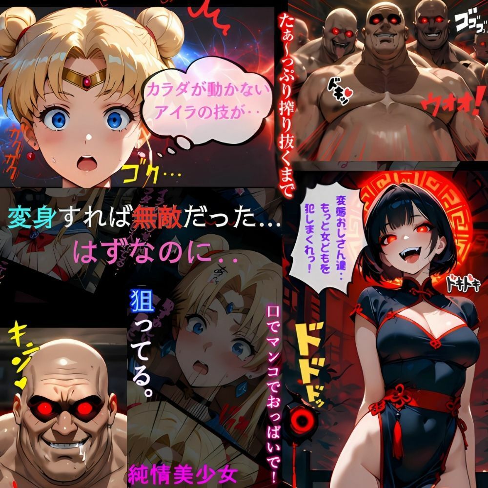 セーラー戦士‥最強の女戦士がオジサンの前でイキ堕ちる‥月野うさぎ - サンプル画像 3