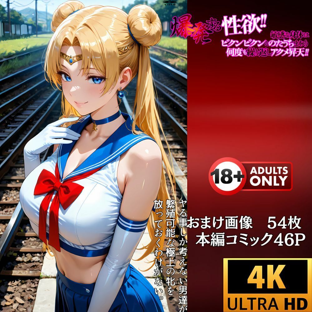セーラー戦士‥最強の女戦士がオジサンの前でイキ堕ちる‥月野うさぎ - サンプル画像 8