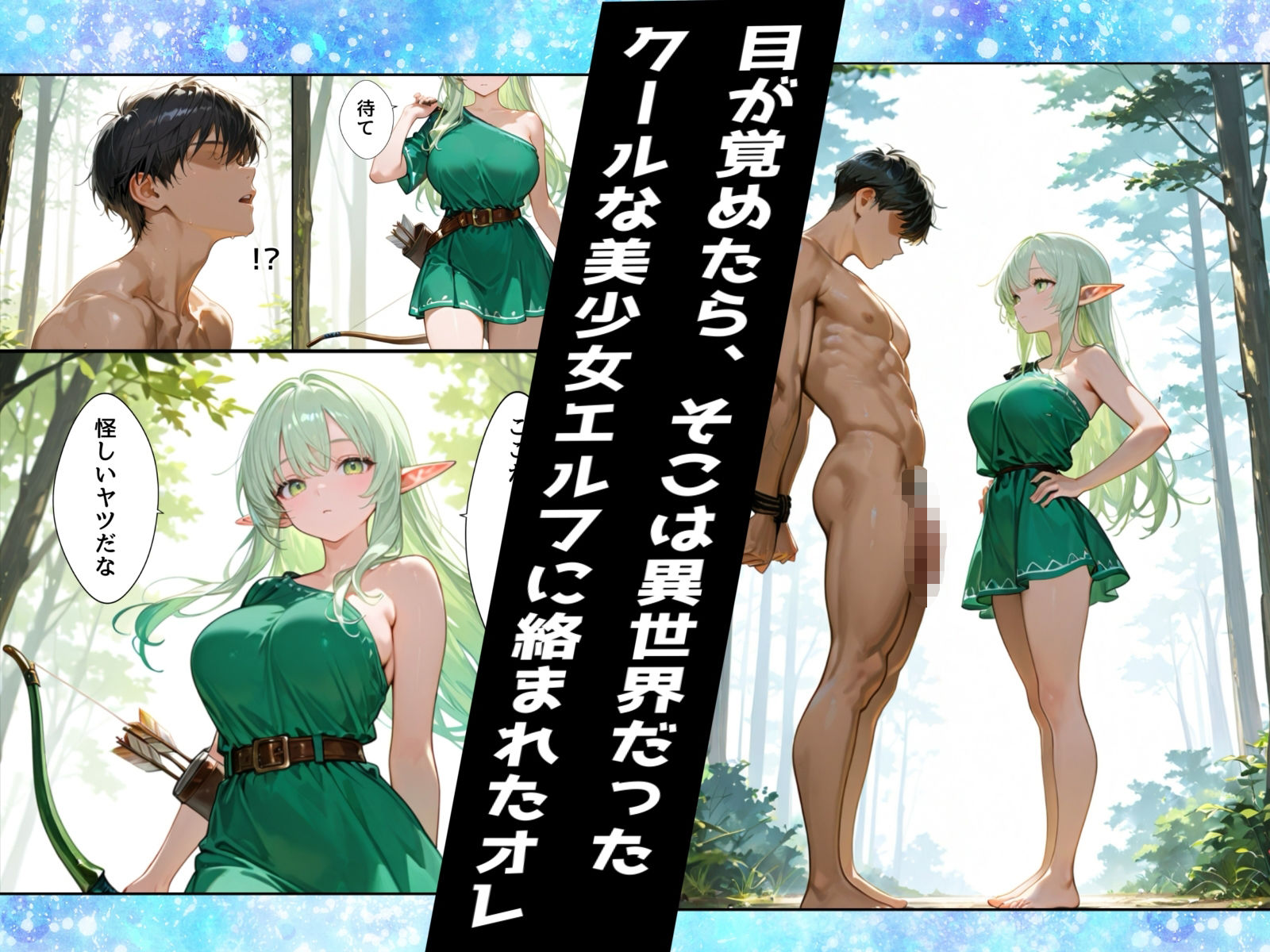性に無知なエルフたちをち〇ぽ漬けにした話 - サンプル画像 1