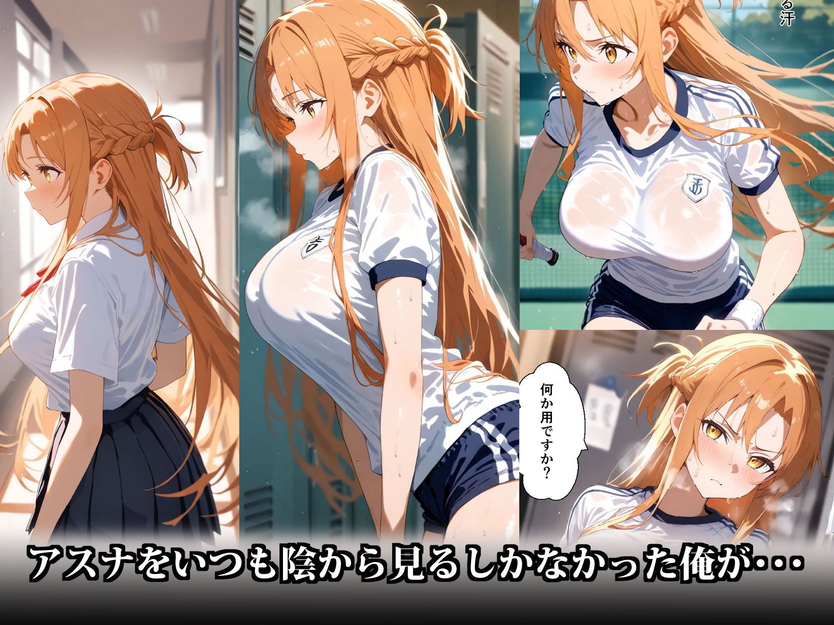 種付けおじさんがチート能力でアスナを好き放題 - サンプル画像 1