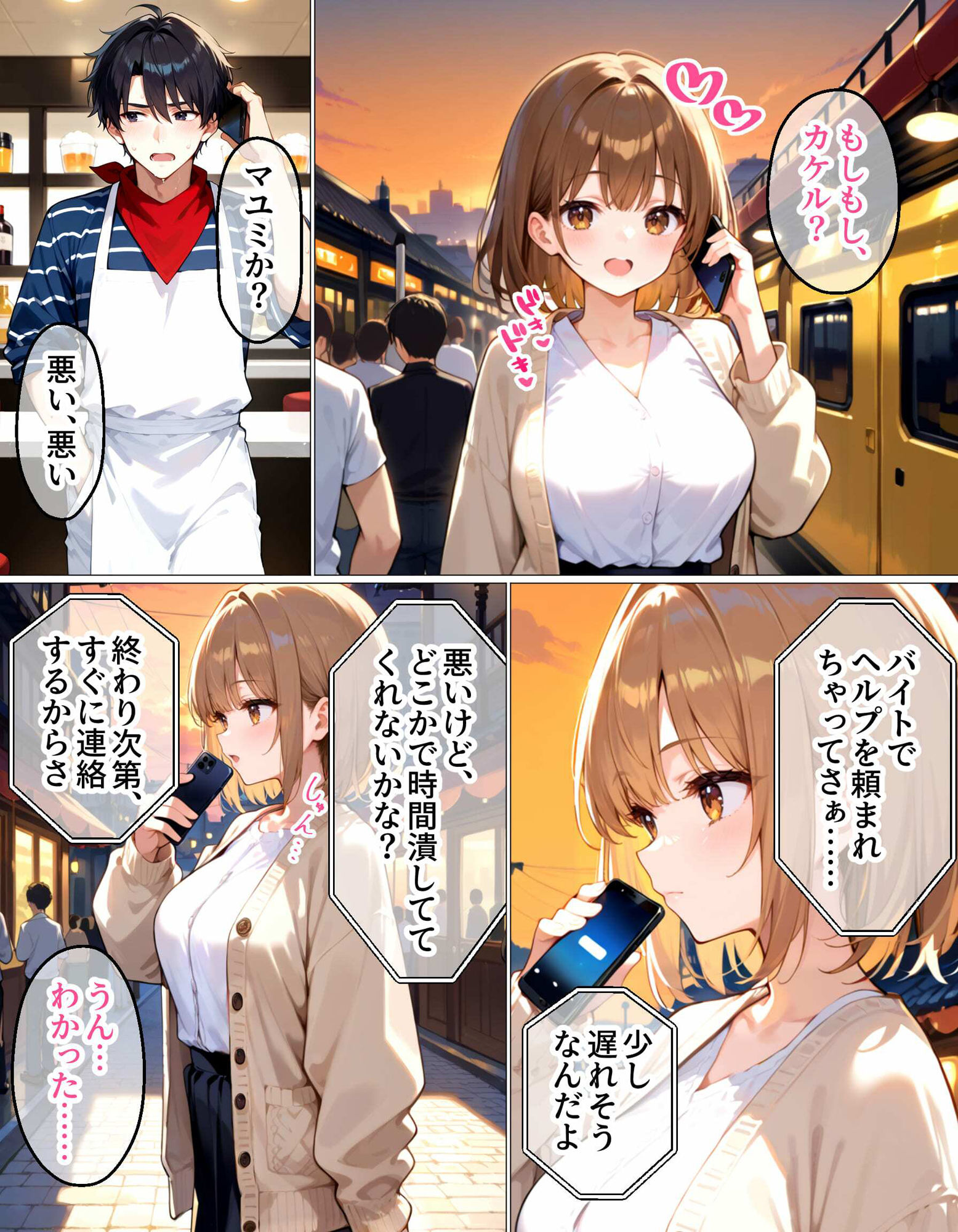 上京したばかりの大学1年生がおじさんに寝取られました - サンプル画像 2