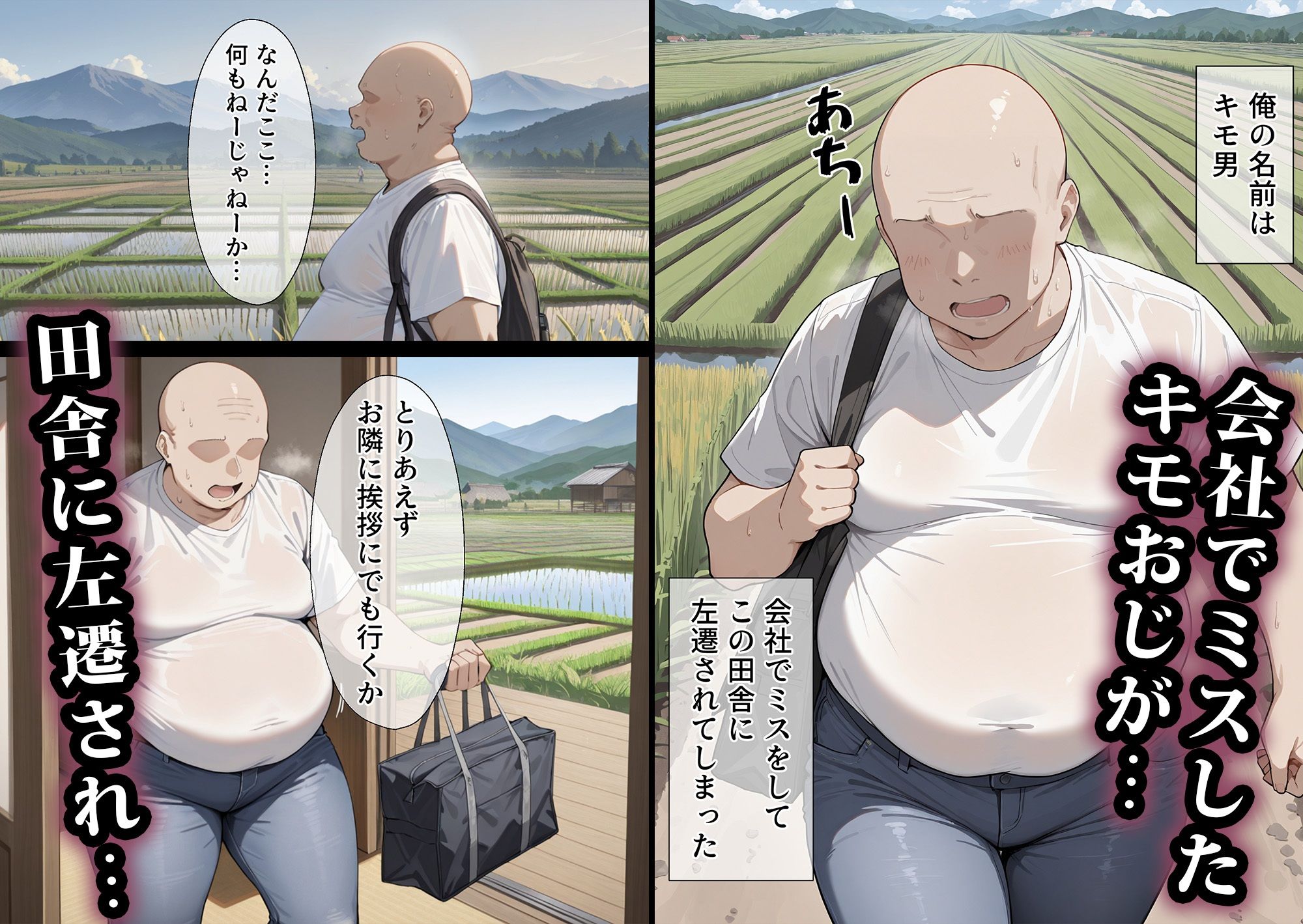 キモおじに寝取られた母娘〜田舎親子編 - サンプル画像 1