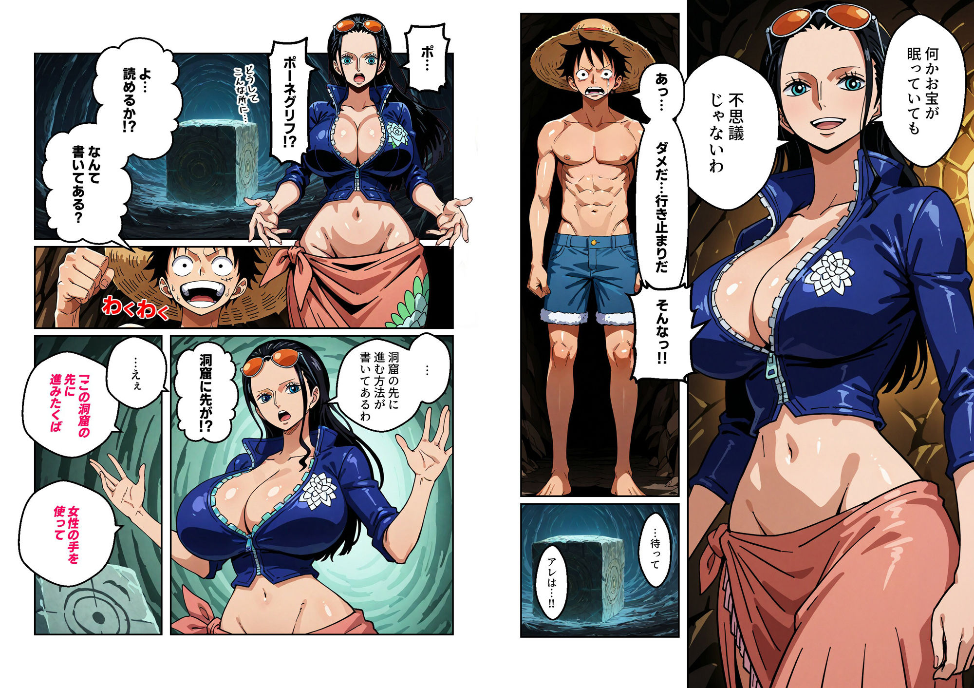 ワン○ース漫画3作品 お得セット - サンプル画像 5
