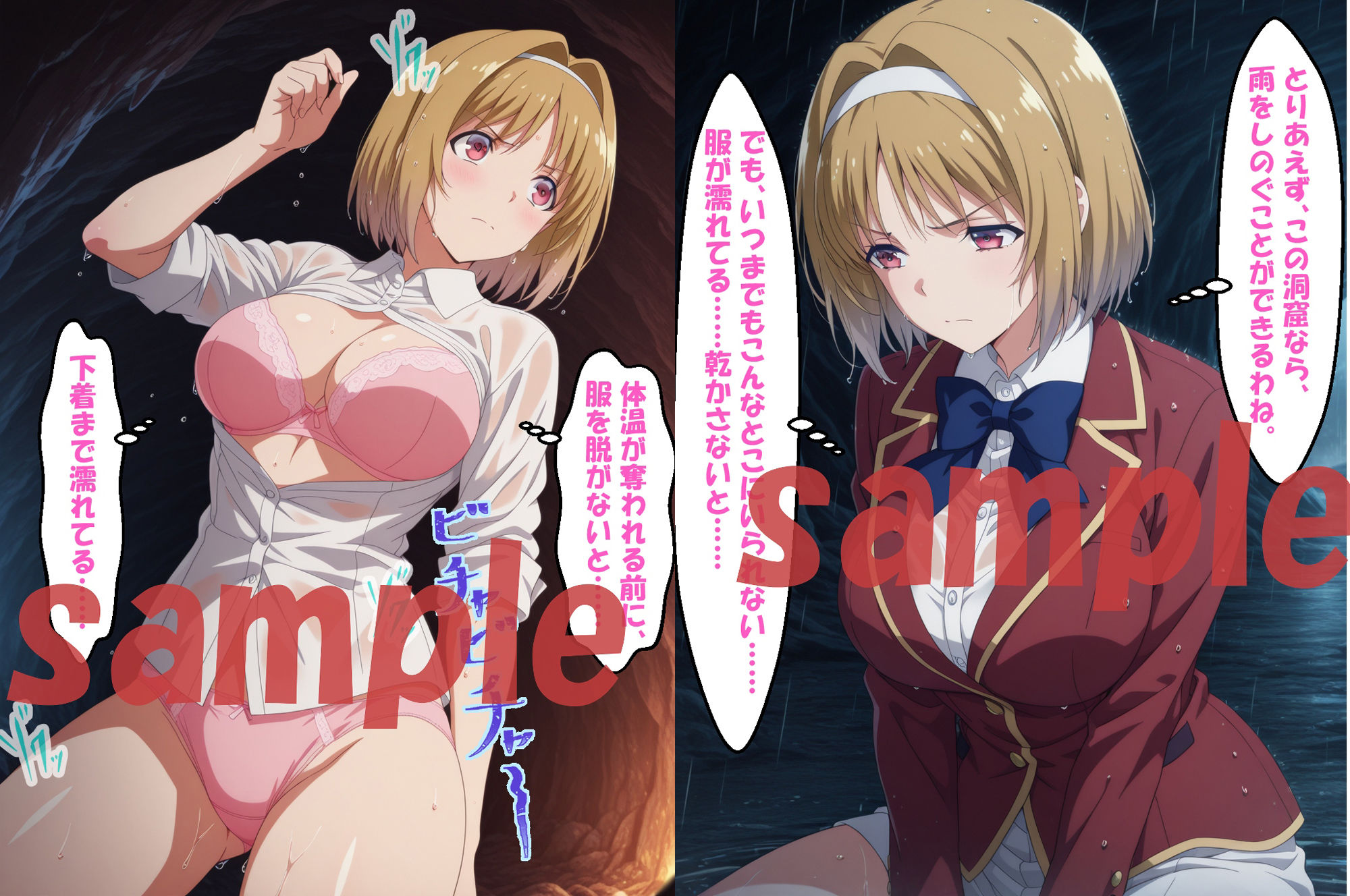 ◇ようこそ服従至上主義の教室へ◇ 〜櫛田〇梗＆一之瀬〇波〜 - サンプル画像 2