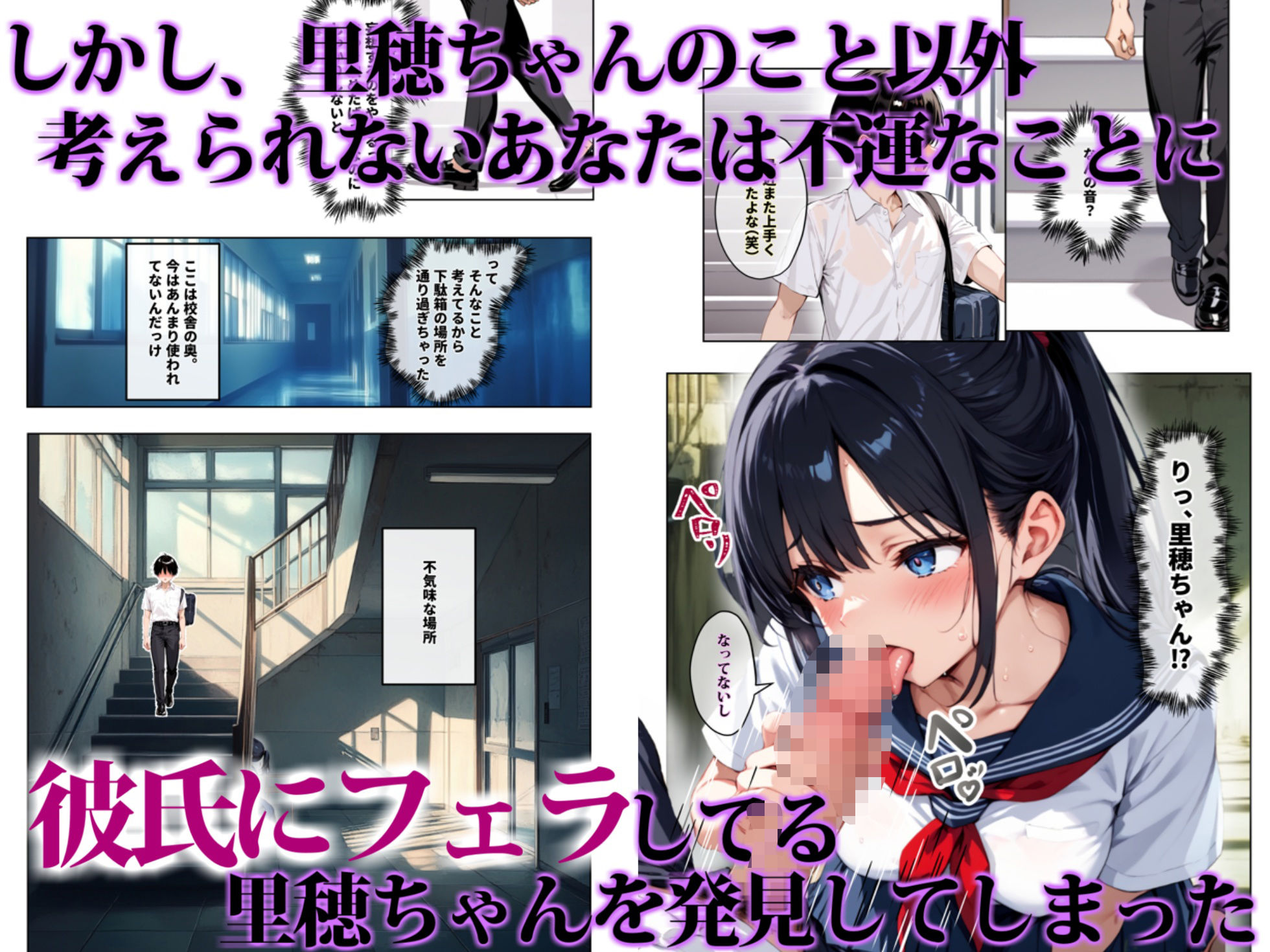 ずっと好きだった女の子に彼氏がいたので、女友達にマ〇コを貸してもらった件 - サンプル画像 6