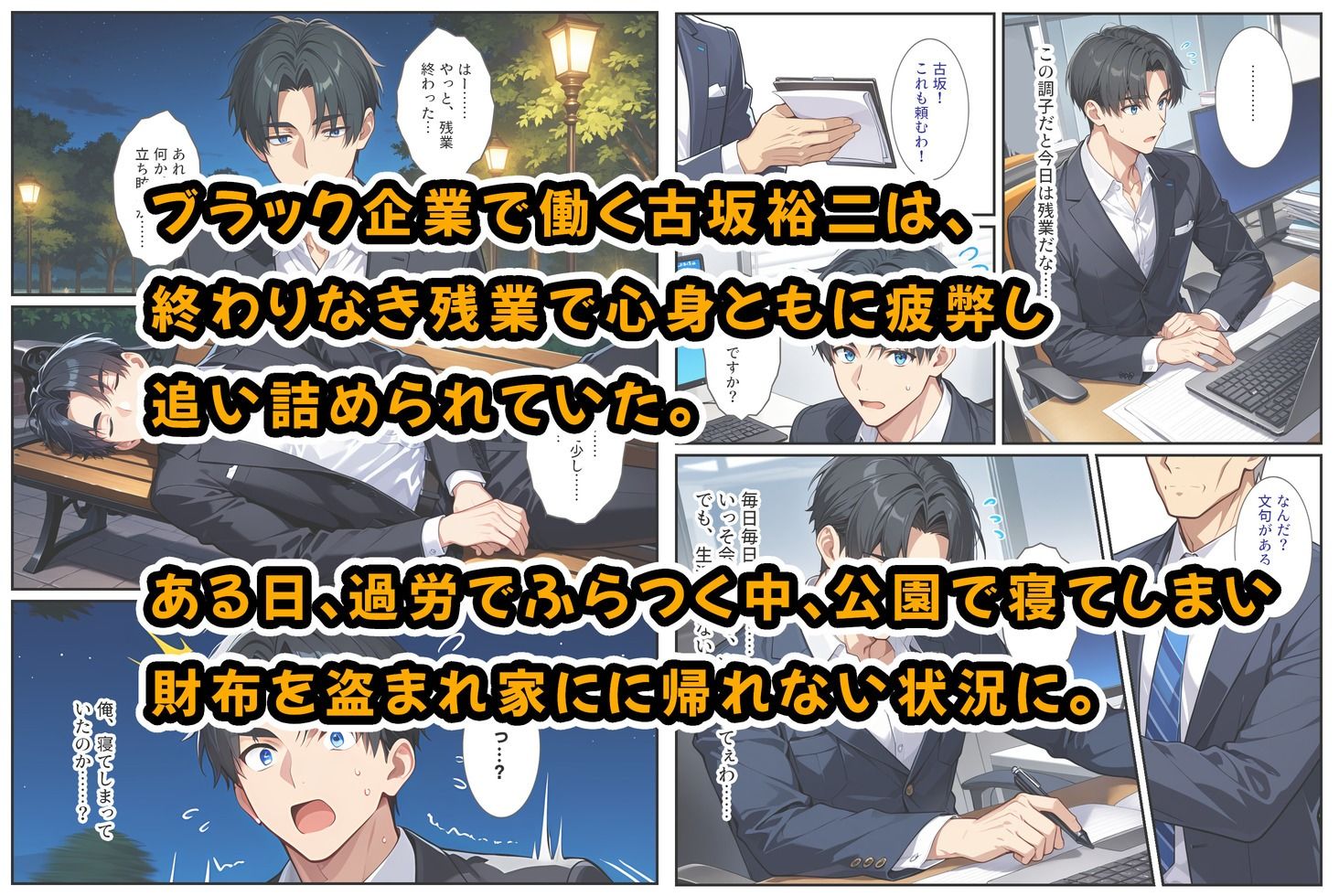 社畜のオレがエロすぎる爆乳母娘に拾われて人生変わりました！ - サンプル画像 1