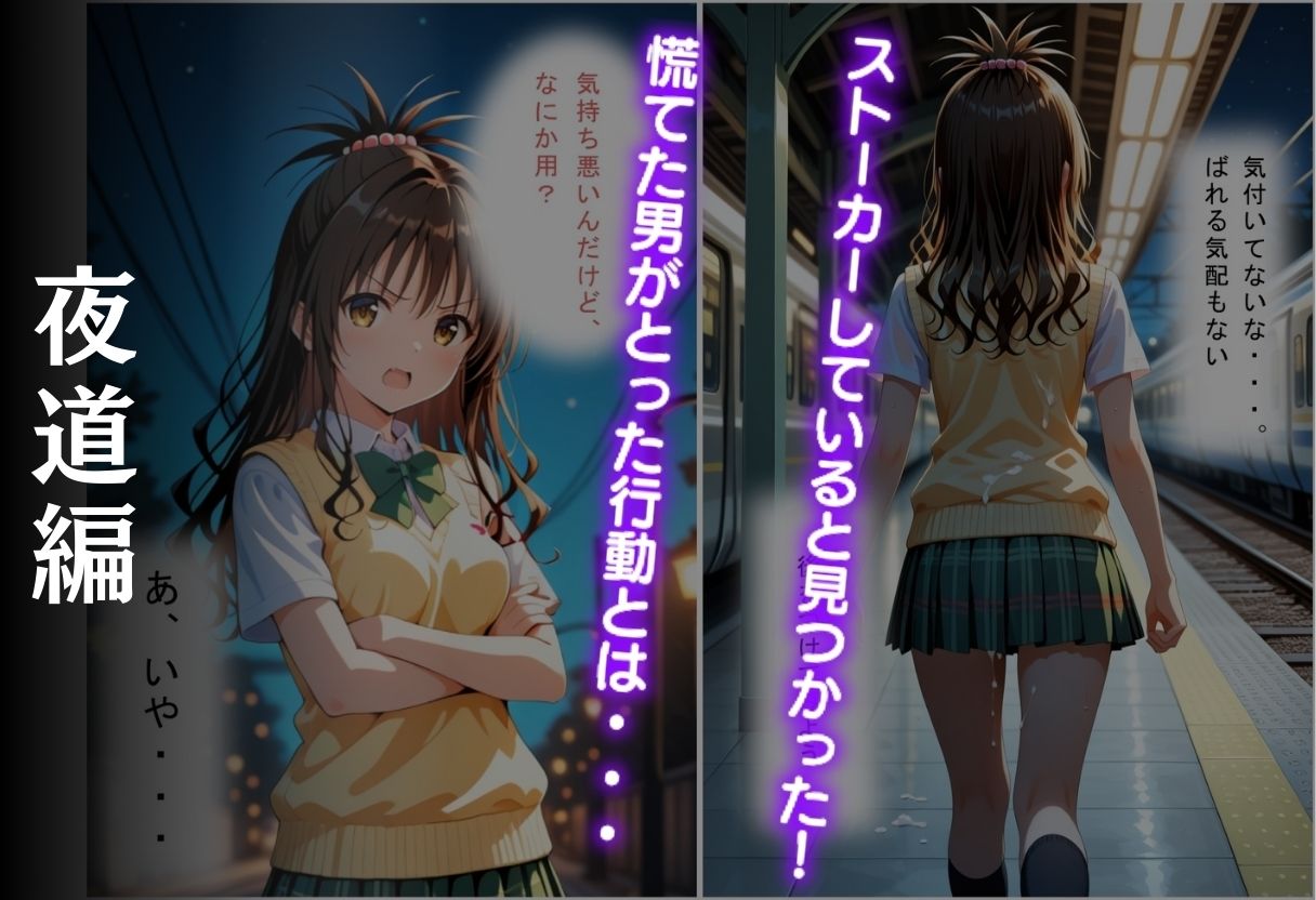 帰宅中のヒロインを拉致してレ●プした話  〜結城美柑〜 - サンプル画像 4