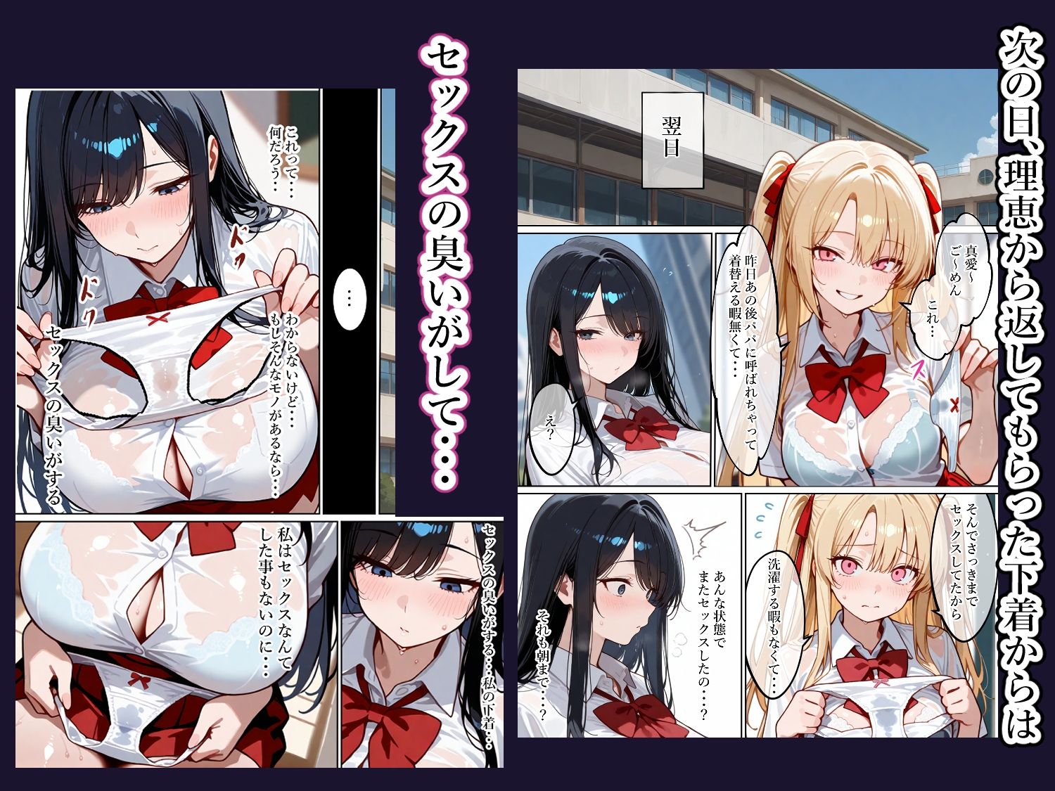 一般的パパ活事情〜大人の世界なんて知らなかった私が友達のパパを寝とっちゃう話〜 - サンプル画像 6