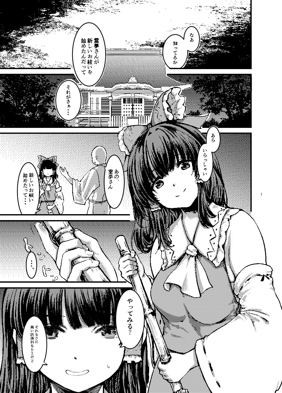 厄払い？博麗神社の新しいお仕事 - サンプル画像 1