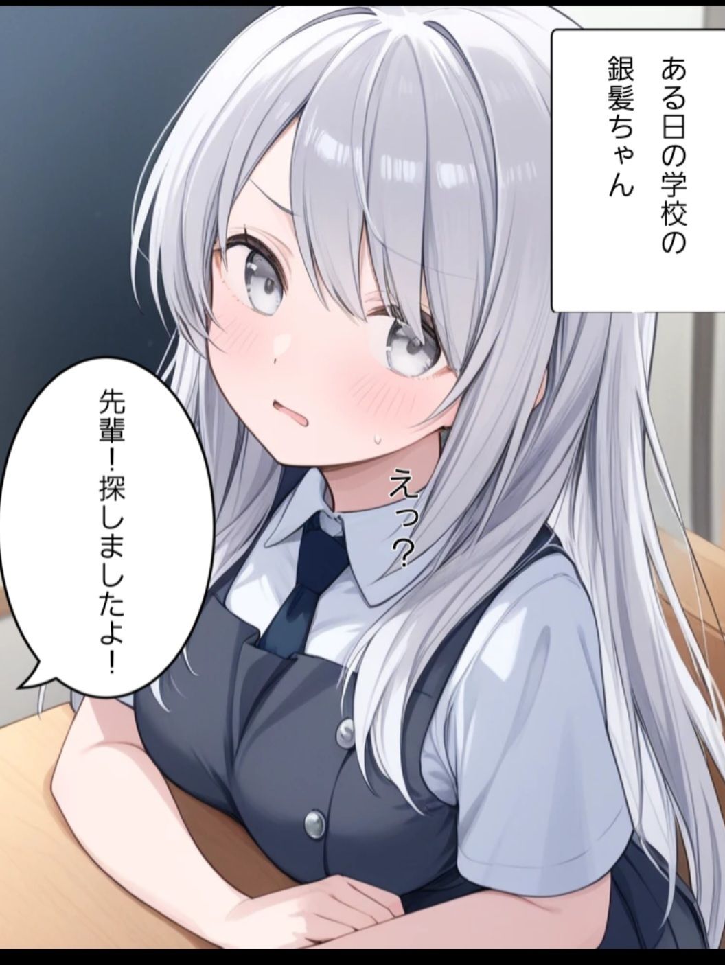 まわされちゃった銀髪ちゃん - サンプル画像 1