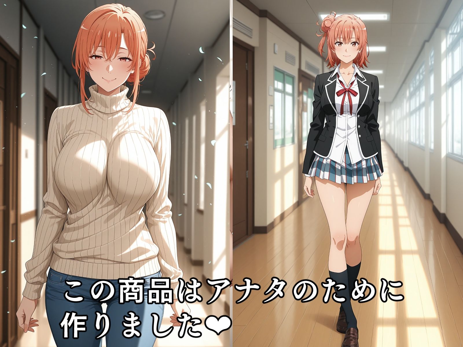俺〇イルのヒロイン達がアナタのために性的サービス！ - サンプル画像 9