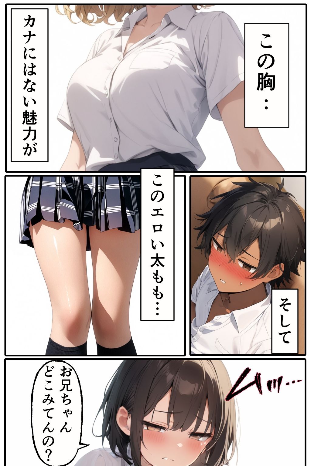 妹の友達が遊びに来た時の件 - サンプル画像 1