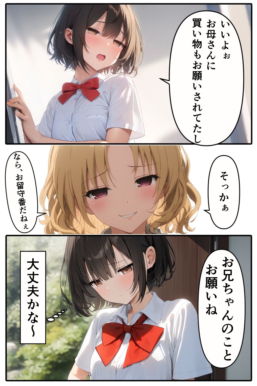 妹の友達が遊びに来た時の件 - サンプル画像 2