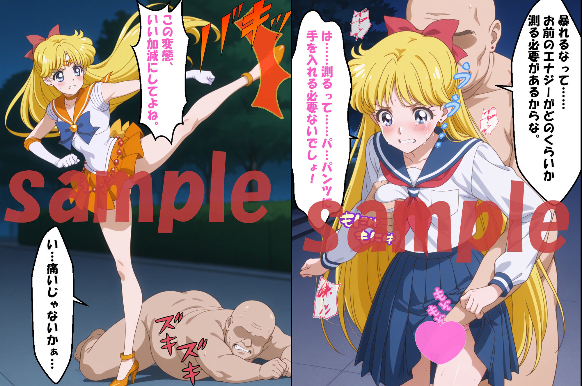 ◆美少女拘束快楽ムーン◆ ☆マー〇ュリー＆ヴィー〇ス☆ - サンプル画像 6