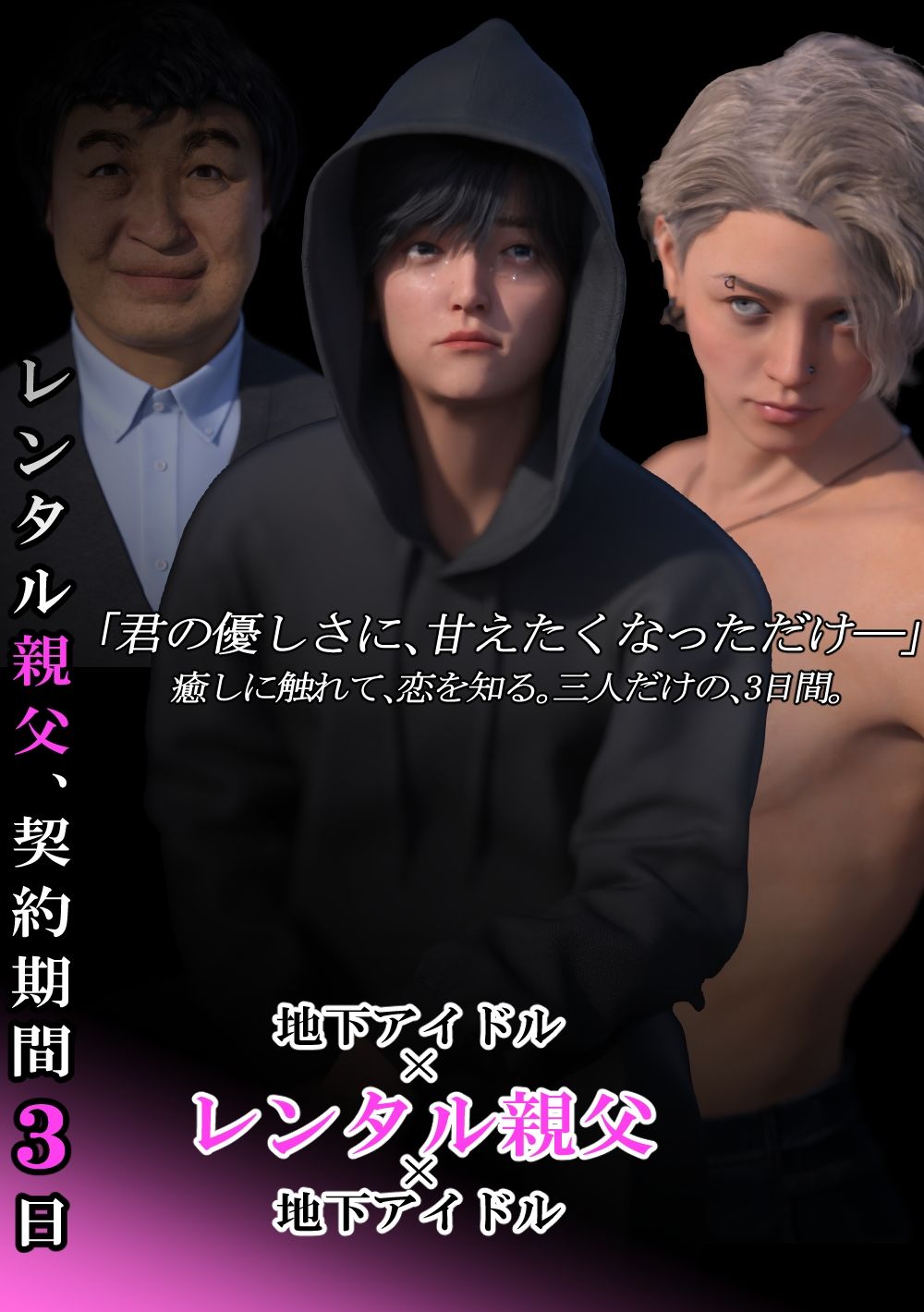 レンタル親父、契約期間3日【第1〜3話パック・全年齢版】 - サンプル画像 1