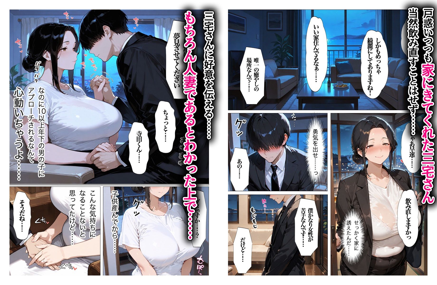 むちむちパート主婦の主婦の教育係になりました 女嫌いの俺がむちむちパート主婦の教育係になった結果人妻と知りながら恋をしてしまい、家に連れ込んで - サンプル画像 6