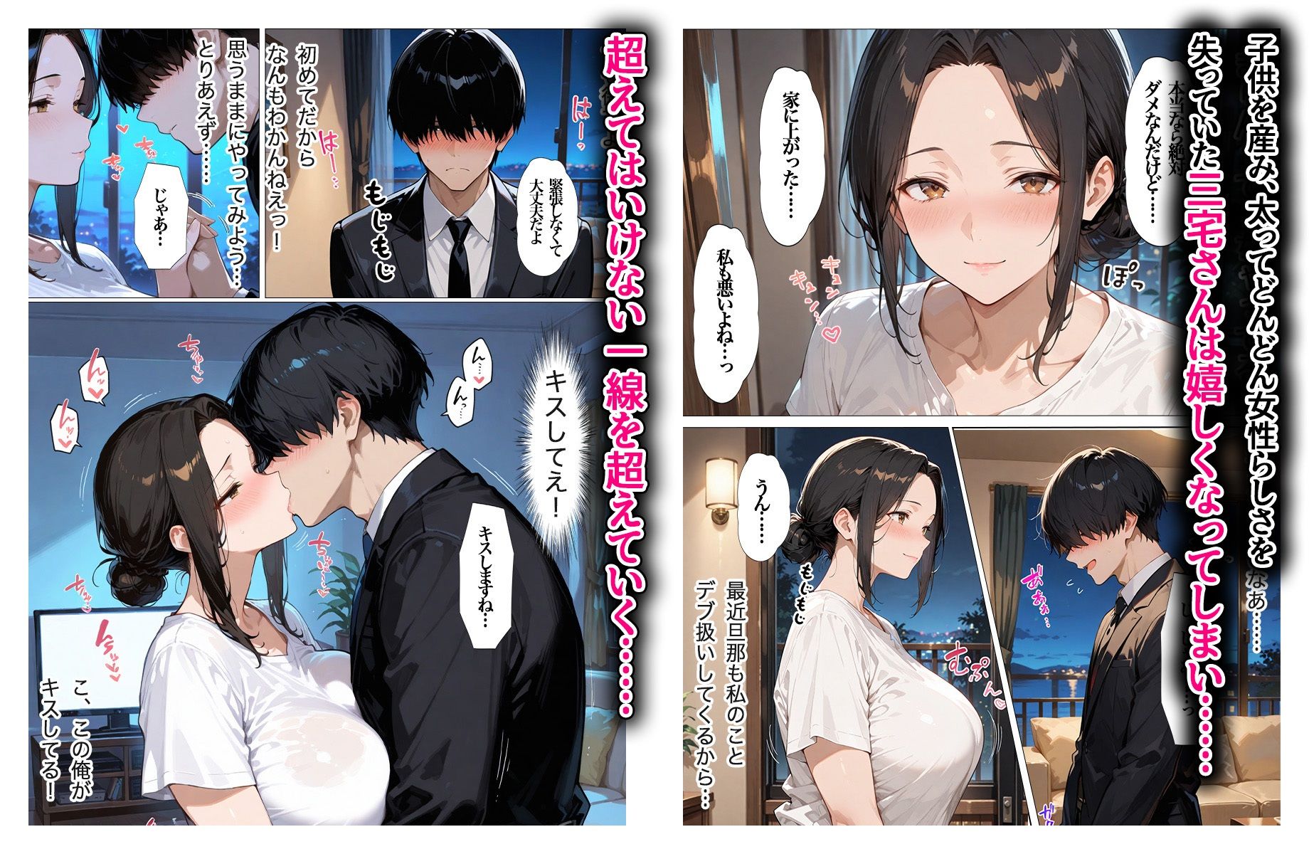 むちむちパート主婦の主婦の教育係になりました 女嫌いの俺がむちむちパート主婦の教育係になった結果人妻と知りながら恋をしてしまい、家に連れ込んで - サンプル画像 7