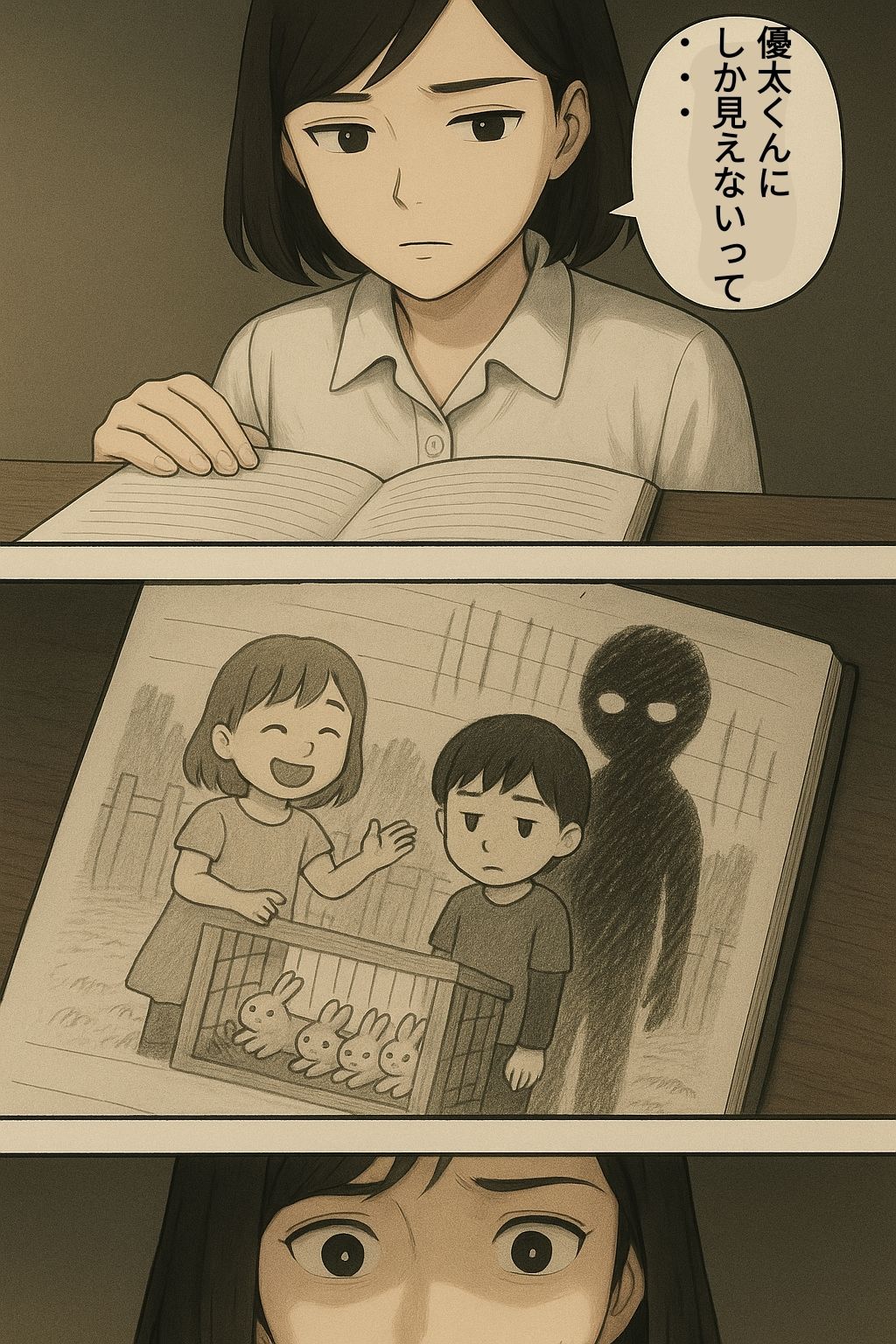 ウサギ小屋おじさん（エロホラー、触手） - サンプル画像 7