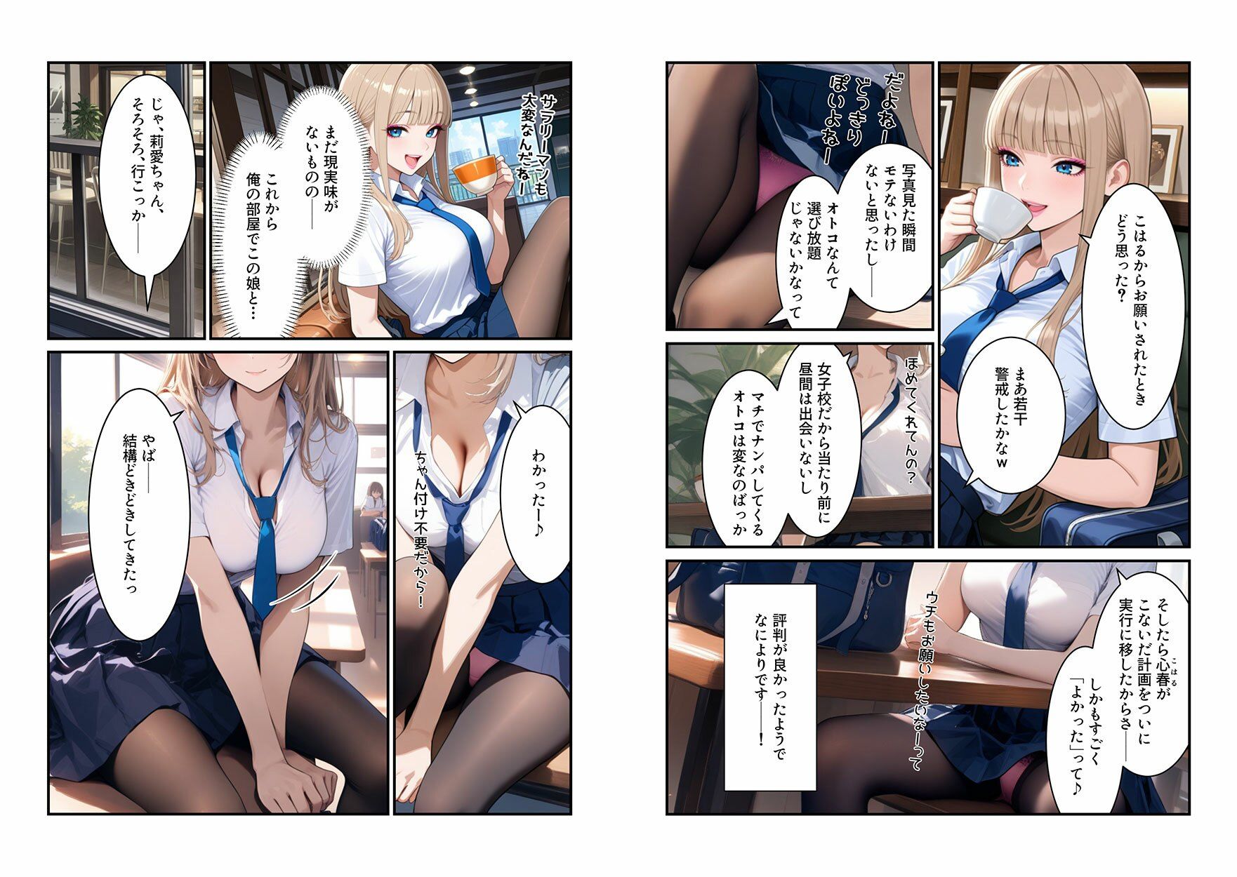 令和の処女ギャルは友達ネットワークで相手を見つけて淫語セックスで処女卒業する - サンプル画像 6