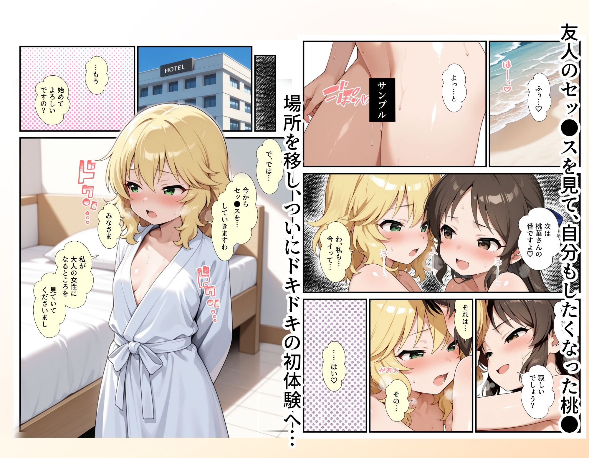 同僚のセッ●スを見て発情したアイドルが初体験したら気持ちよすぎてハマっちゃったお話 - サンプル画像 7