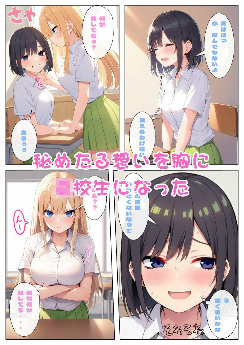 幼馴染JKある日友達から恋人へ！レズギャル百合セックスで交互にイキまくり！:本編55P＋おまけ158枚 - サンプル画像 2