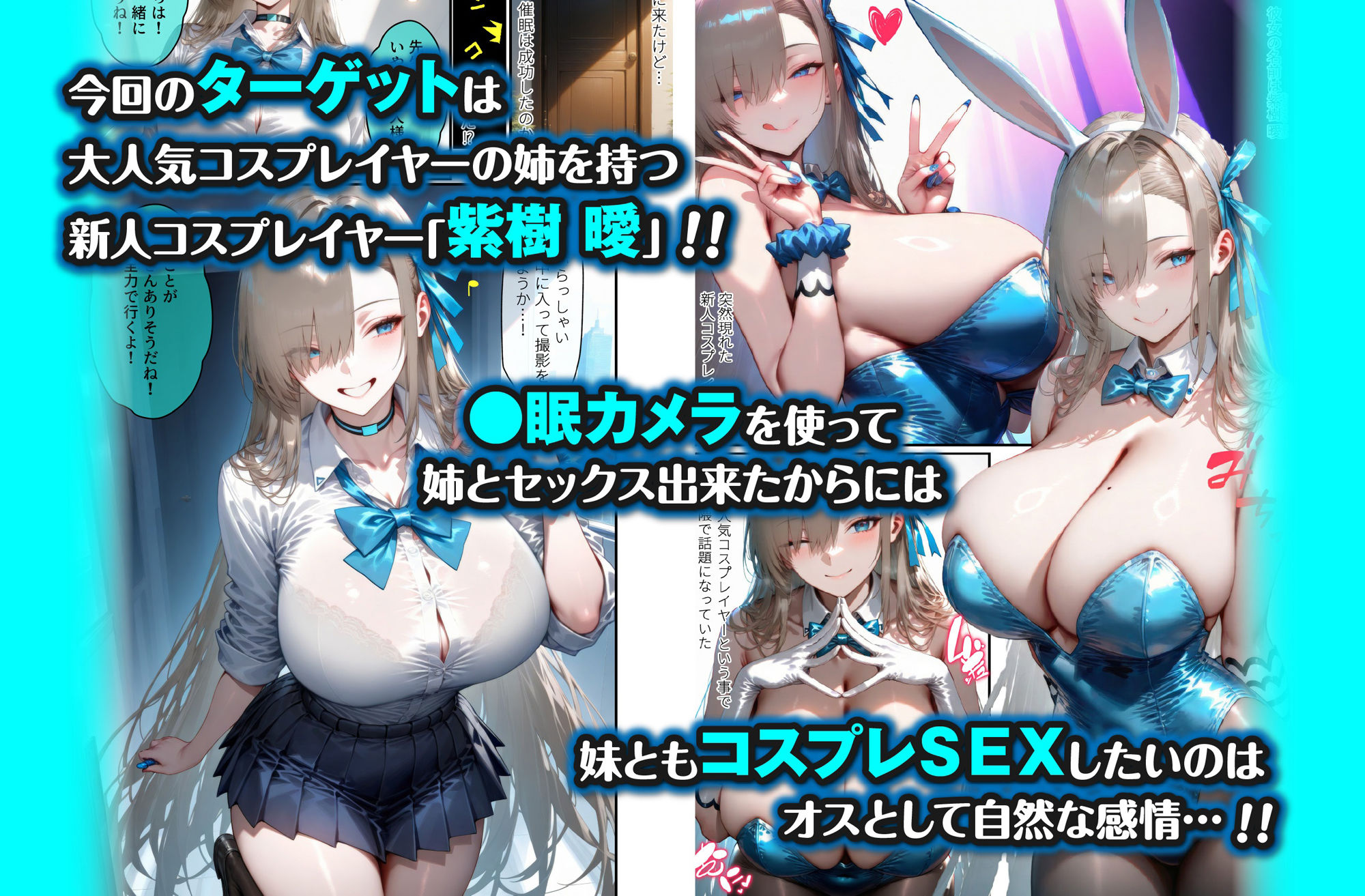 巨乳JK学園コスプレ部 〜催●種付け記録2〜 - サンプル画像 2