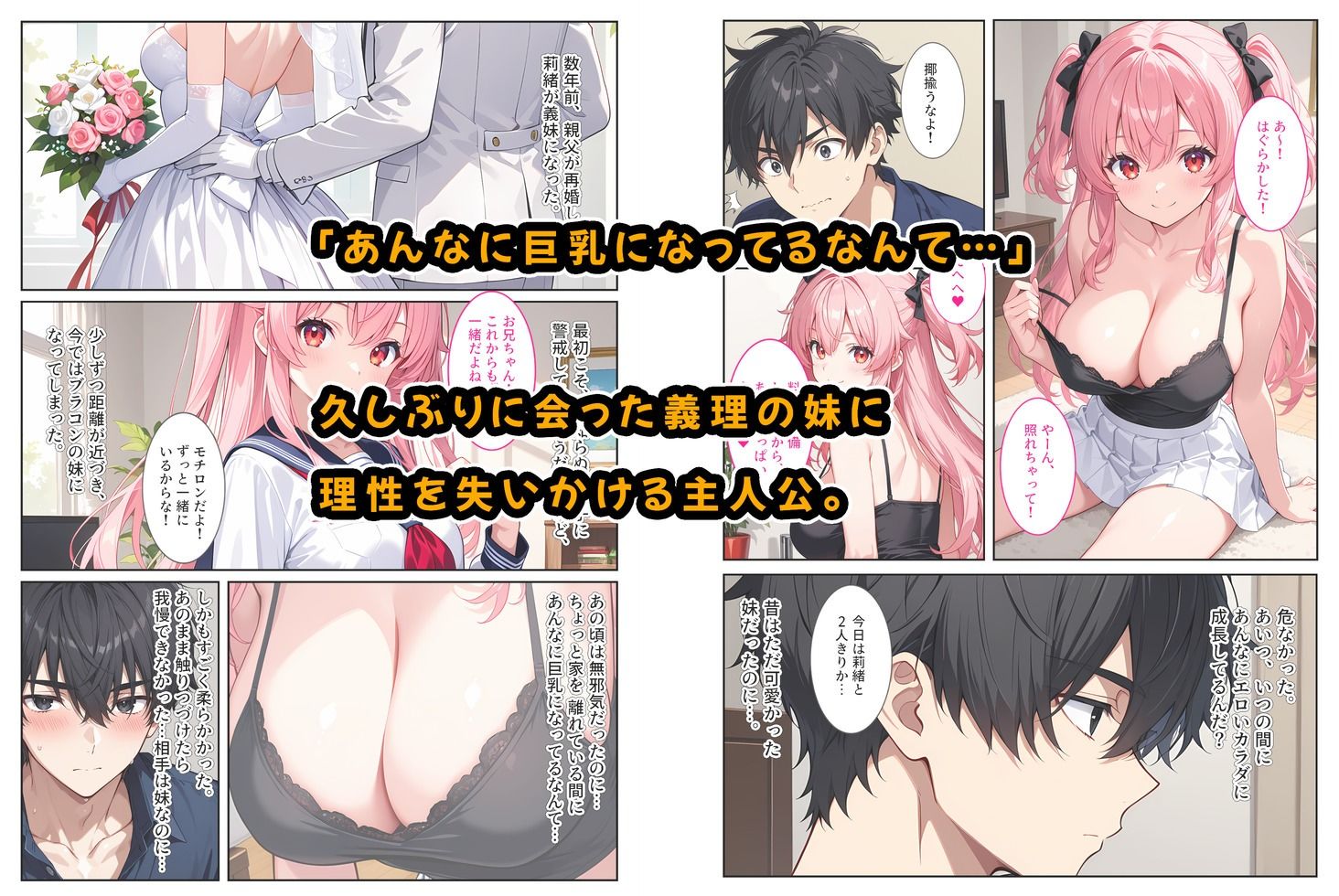 爆乳サキュバスの妹に精液を搾り取られてます！ - サンプル画像 3