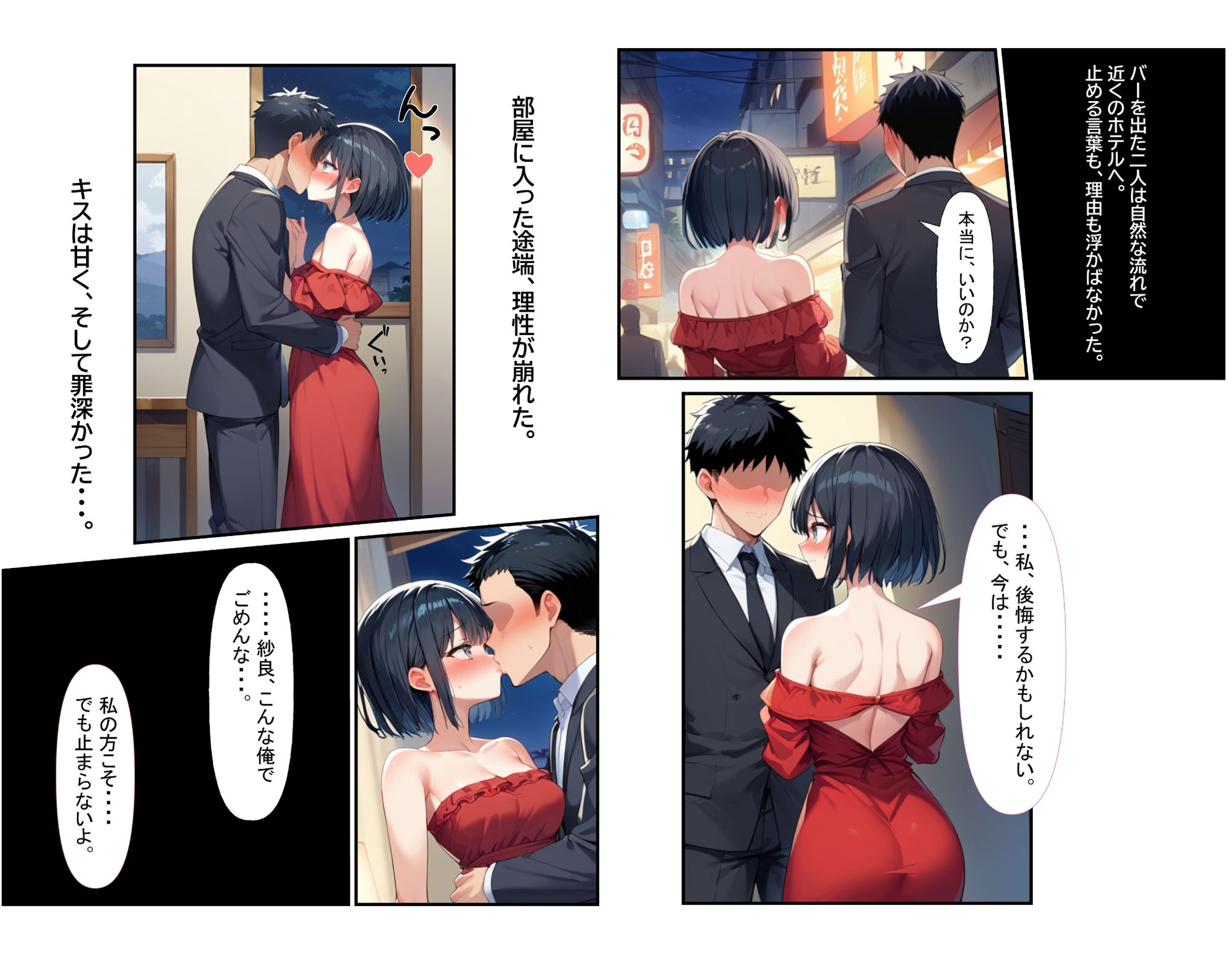 同窓会で十年ぶりに会った片思いの幼馴染と、酔った勢いでそのまま朝まで背徳性交。 - サンプル画像 3