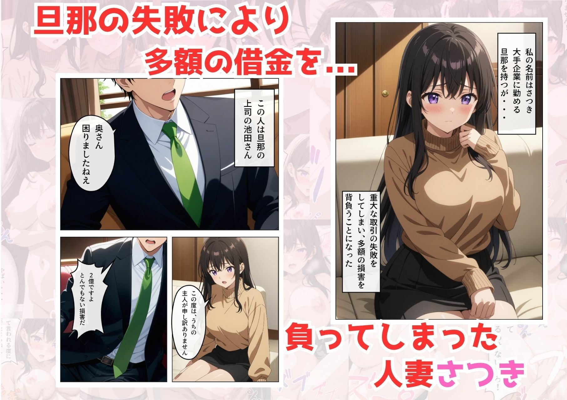 旦那の借金返済のために・・・ - サンプル画像 1