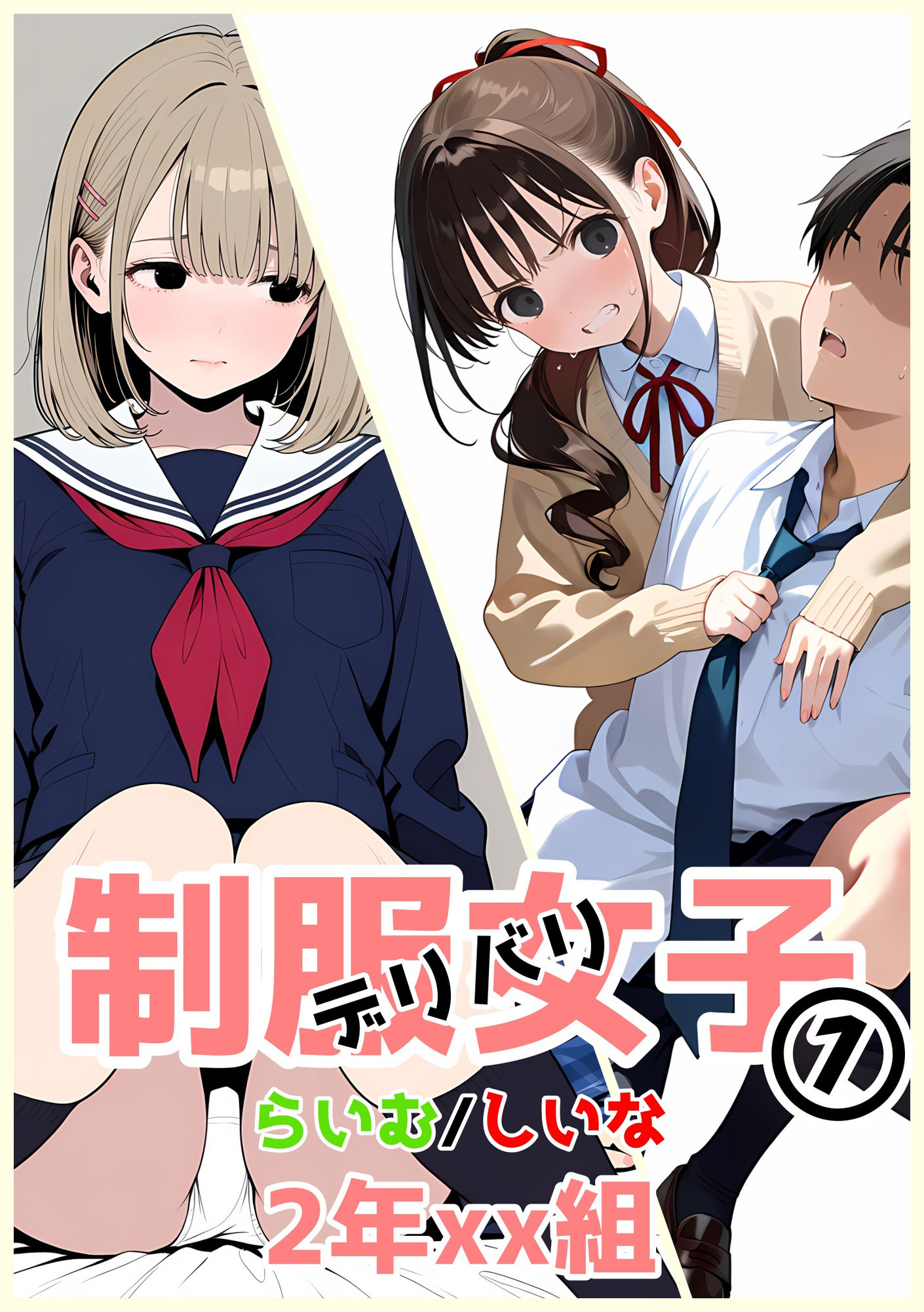 2年xx組デリバリ制服女子第1巻らいむ・しいな - サンプル画像 1