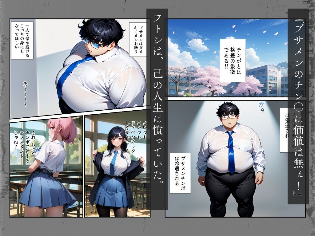 ブサメン孕ませ出産法_FILE01:折本エリカ〜無責任中出し婚前交渉〜 - サンプル画像 2