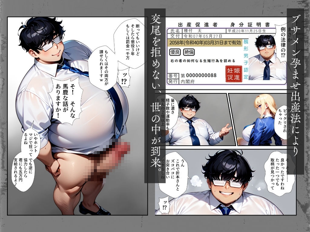 ブサメン孕ませ出産法_FILE01:折本エリカ〜無責任中出し婚前交渉〜 - サンプル画像 5
