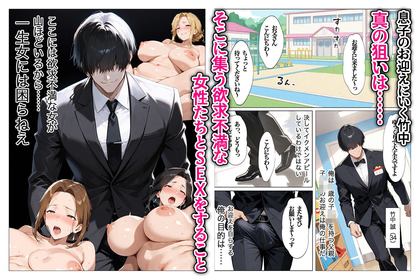 教え子のお父さんの巨ちんが大好きなんです - サンプル画像 1