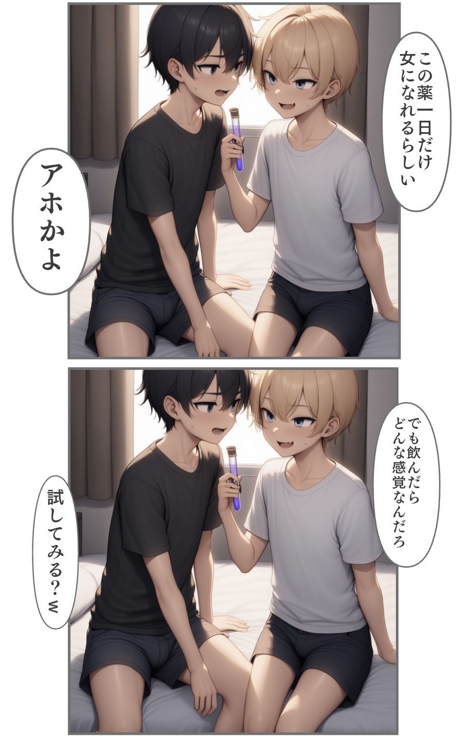 幼馴染を女体化したらシコすぎてヤるしかなかった - サンプル画像 1