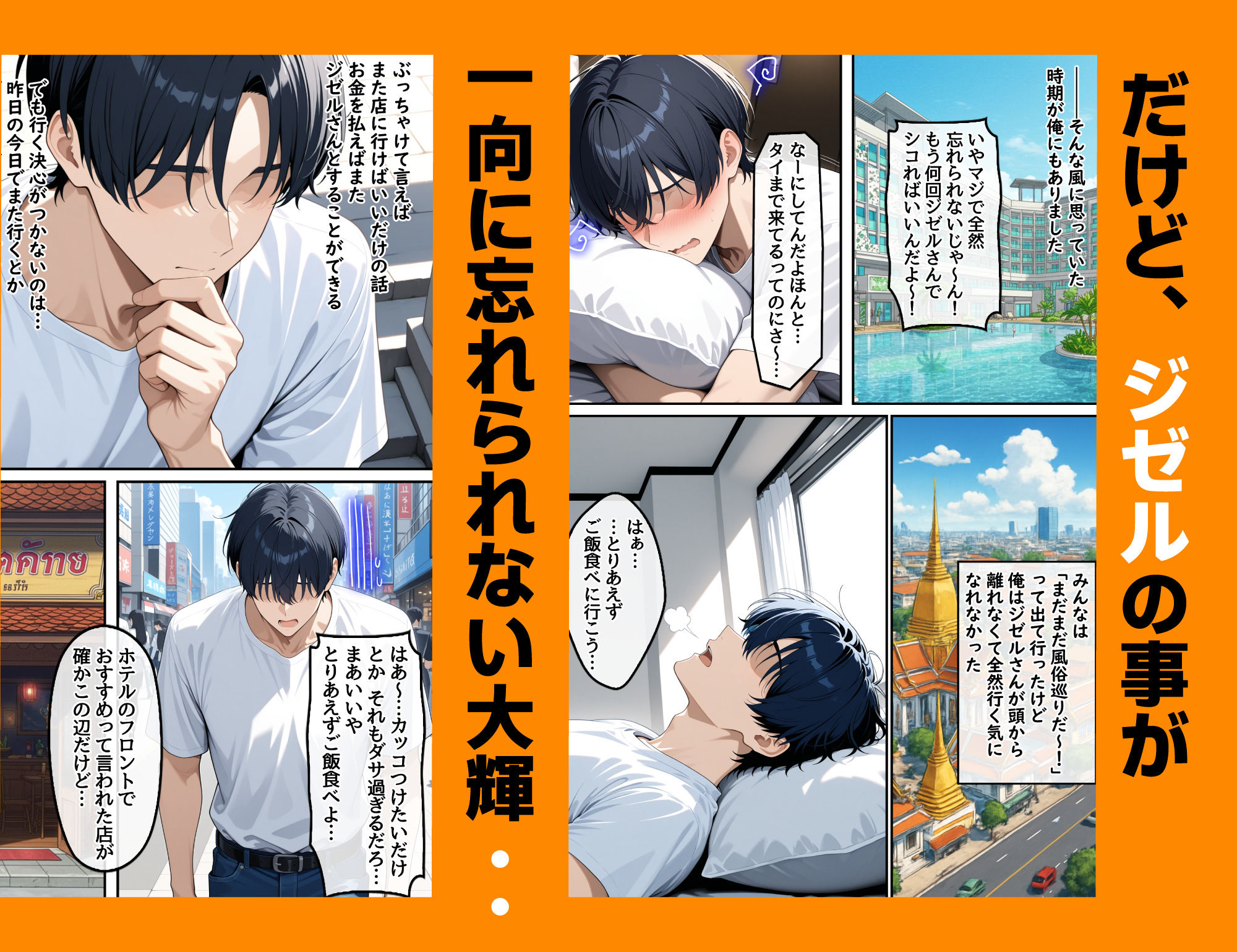 童貞の俺が海外旅行先で出会った褐色美女と国際結婚して子作りしまくる話1 - サンプル画像 8
