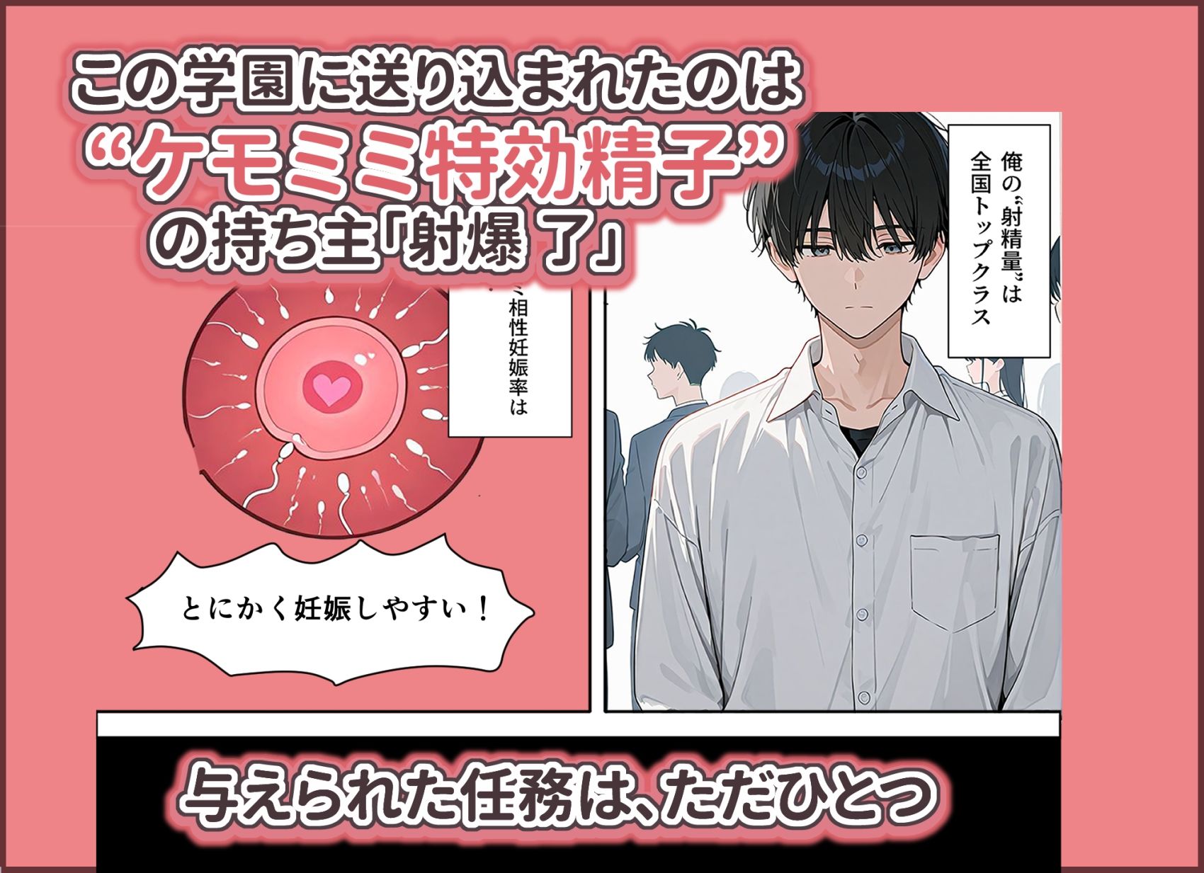 孕ませなきゃ出られないケモミミ強●受精学園 - サンプル画像 3