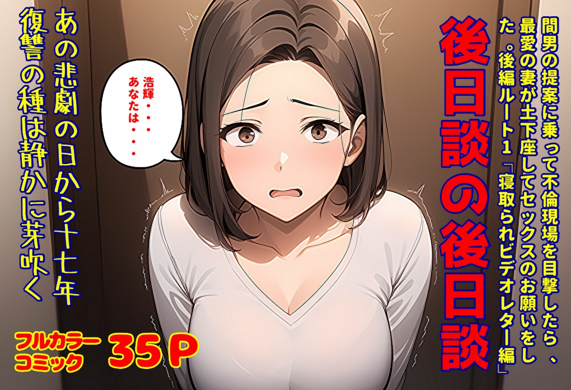 間男の提案に乗って不倫現場を目撃したら、最愛の妻が土下座してセックスのお願いをした。総集編 - サンプル画像 5