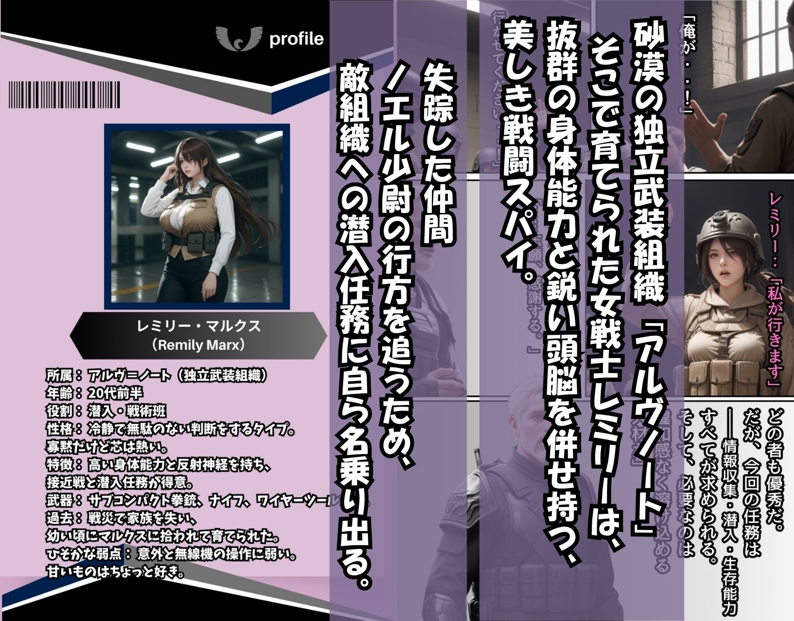 〜囚われた女戦士〜強●奉仕任務file01【搾精ナース編/レミリ―】 - サンプル画像 1