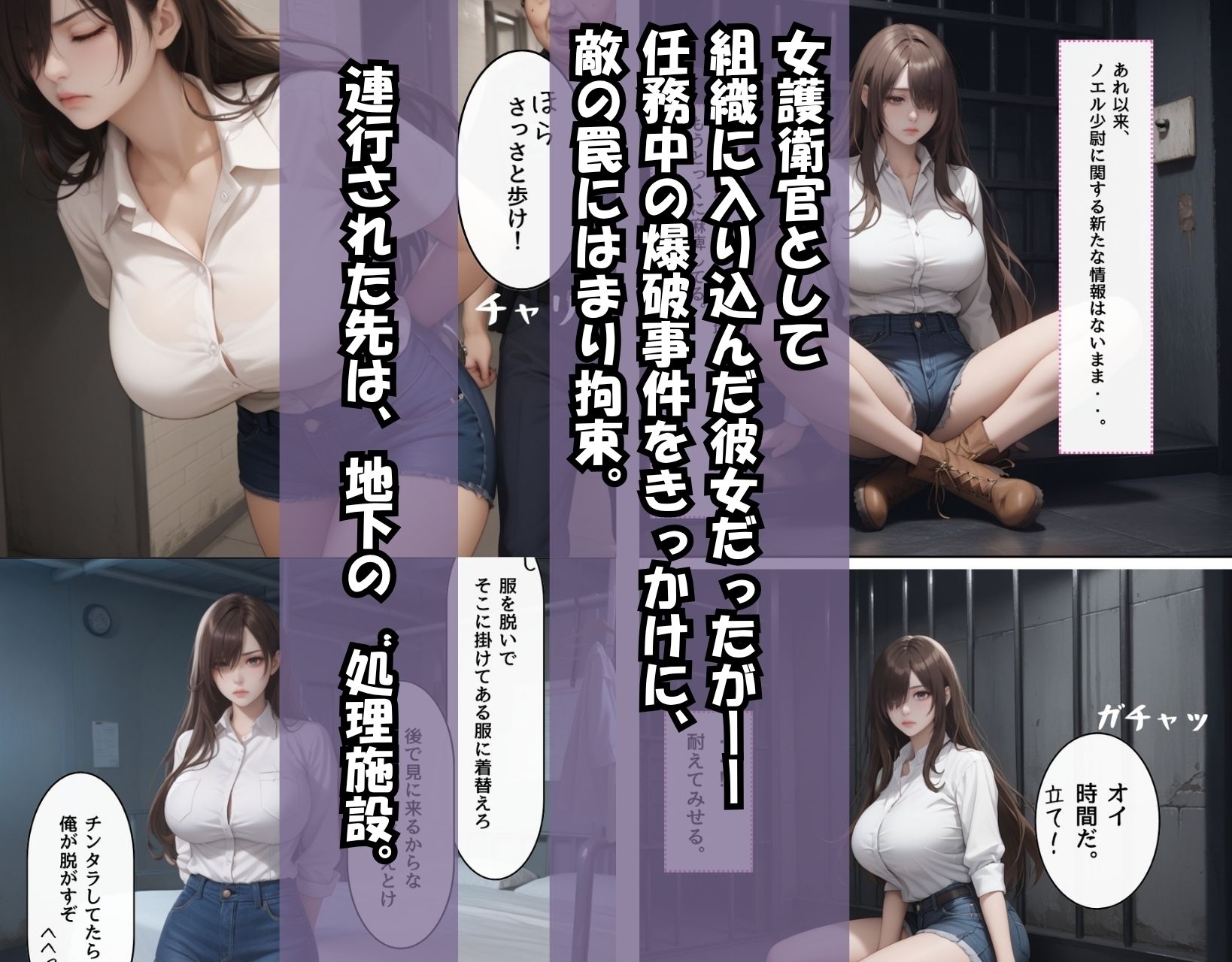 〜囚われた女戦士〜強●奉仕任務file01【搾精ナース編/レミリ―】 - サンプル画像 2