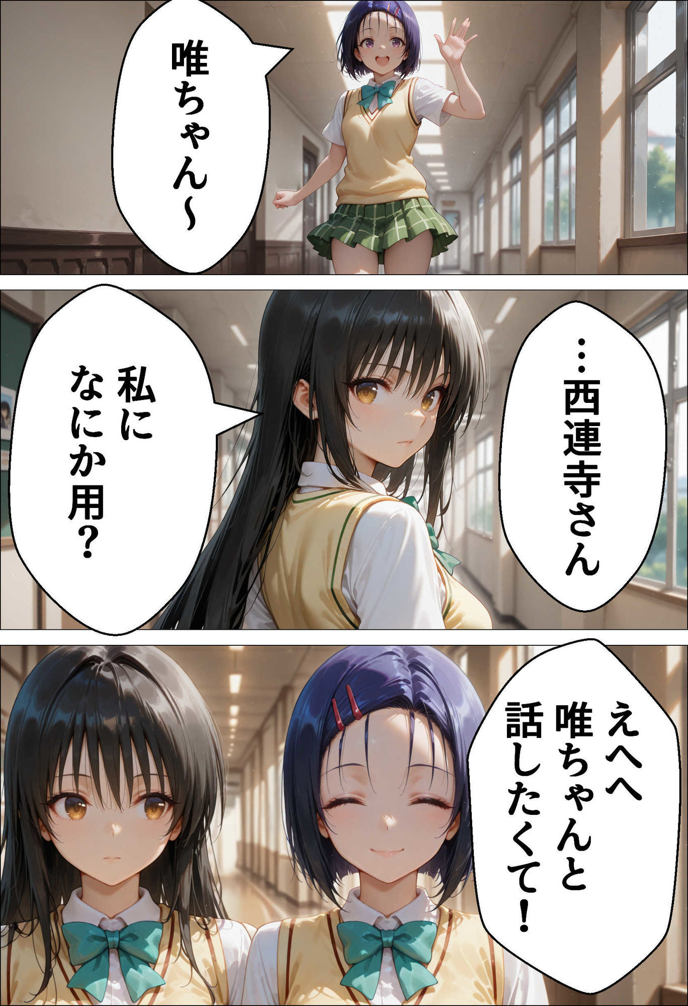 催●種付け学園 緊縛調教ボテ腹肉便器科へようこそ  西連寺〇菜と古〇川唯編 - サンプル画像 8