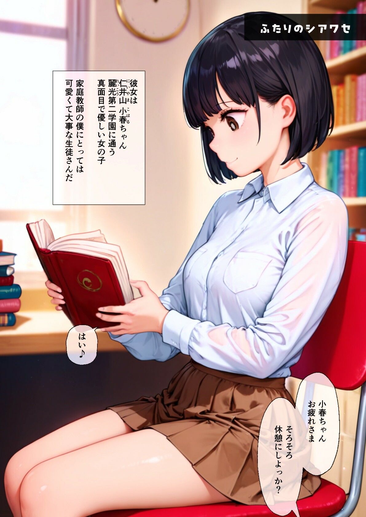 伏木先生のフシギなマッサージ  彼氏君ごめんね（笑）小春ちゃんはたいへんよくデキました - サンプル画像 4