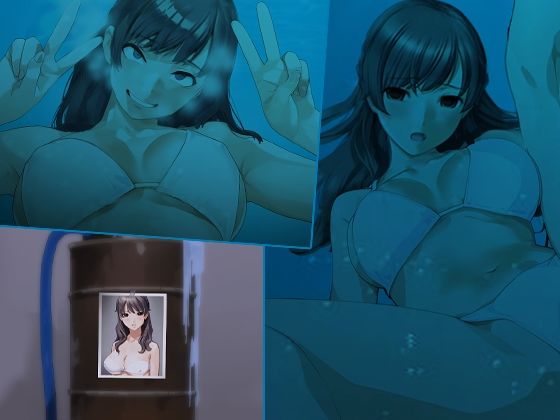 【前後編セット】『ビキニ女子、水責め窒息地獄！ プールに沈められ、水中で何度も気絶するまでくすぐりや絶頂寸止めされ、酸欠状態で脳細胞死滅アクメ』 - サンプル画像 4