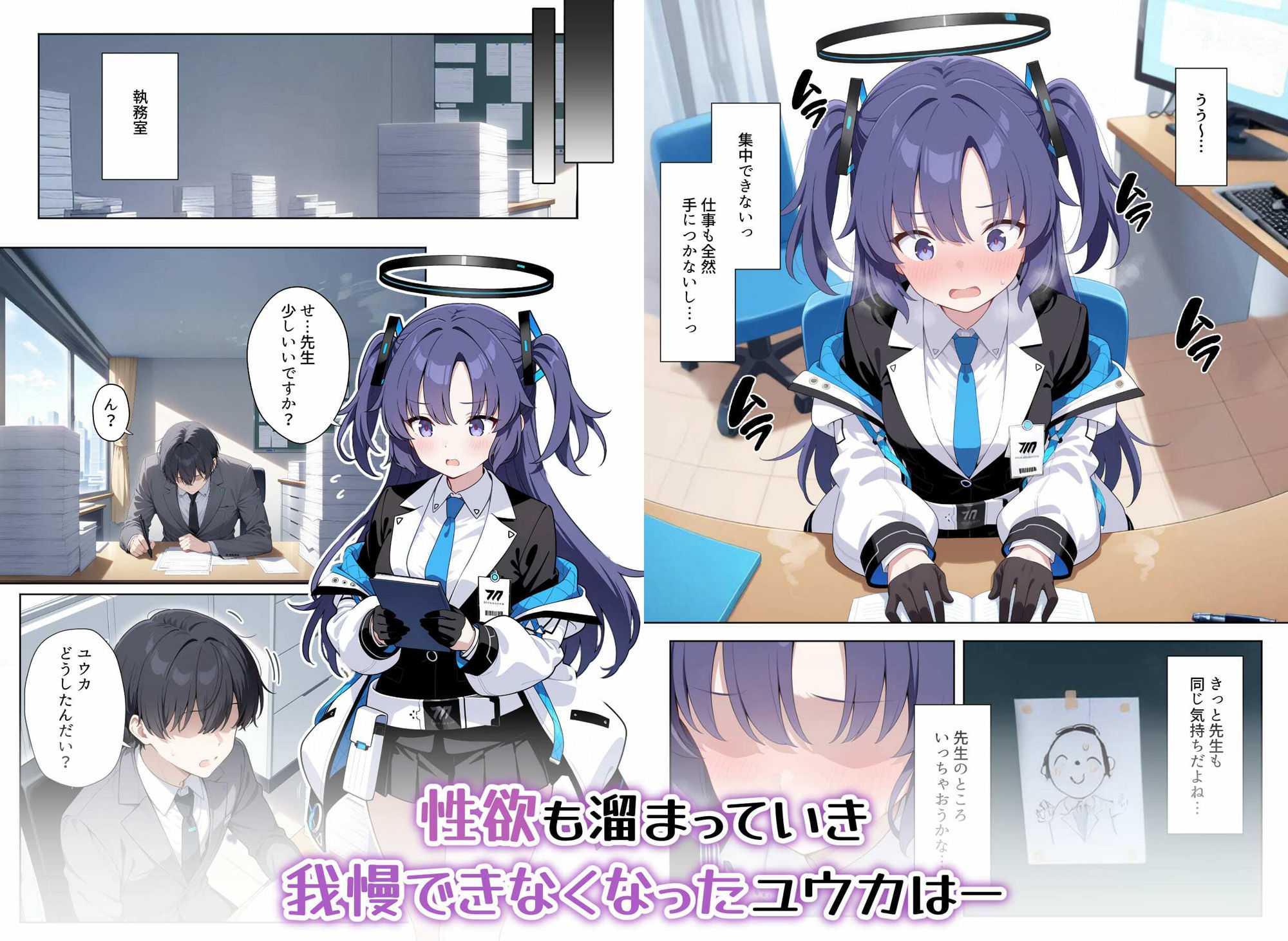 会計ムスメとただただあまあま生中出しする先生の話 - サンプル画像 5