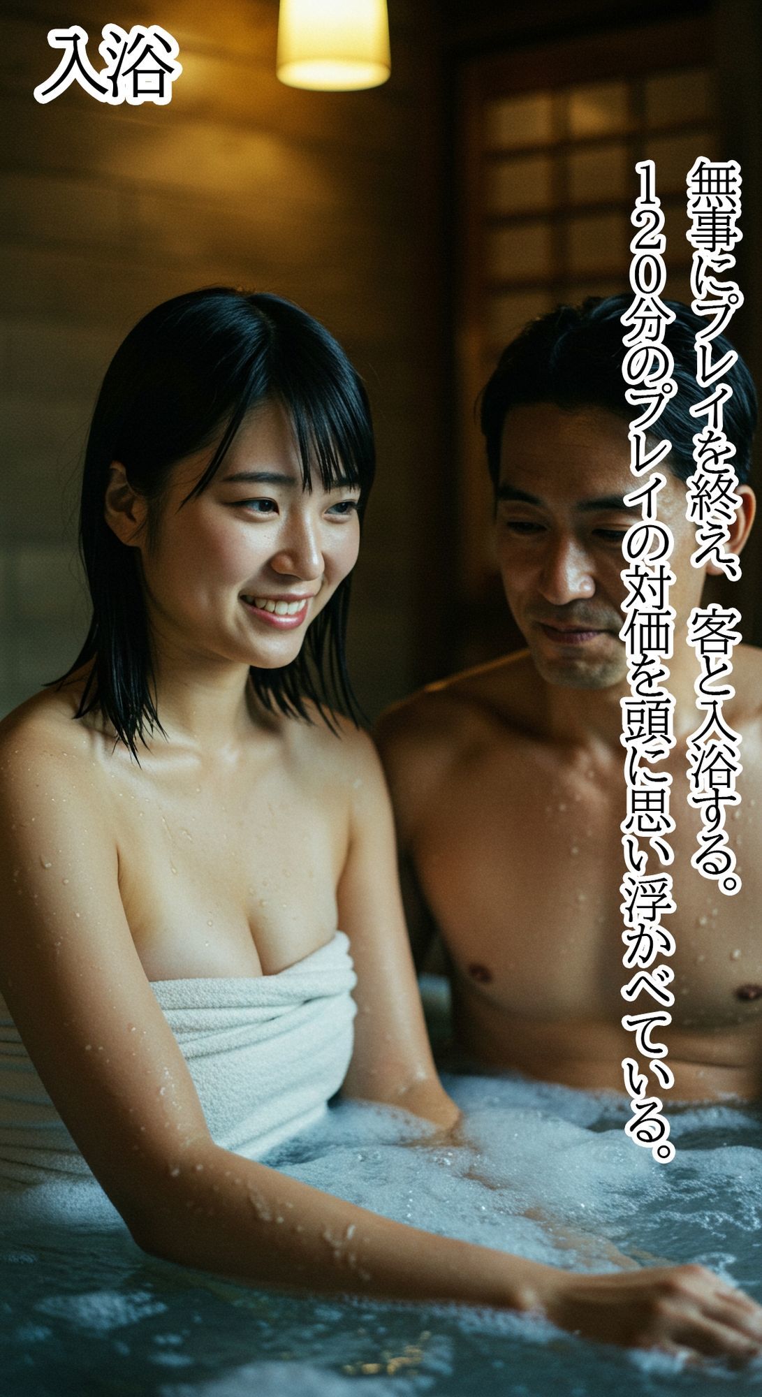 大学入学後、即ソープ堕ち！新入生新人ソープ嬢のソープデビュー完全密着 - サンプル画像 10