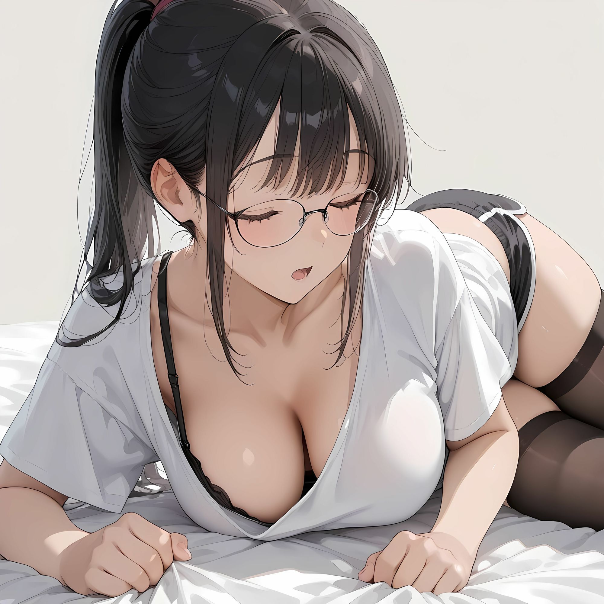 隣の角オナ大好き姉さんのエアコンが壊れたので搾乳してあげたら理性も壊れちゃった話 - サンプル画像 10